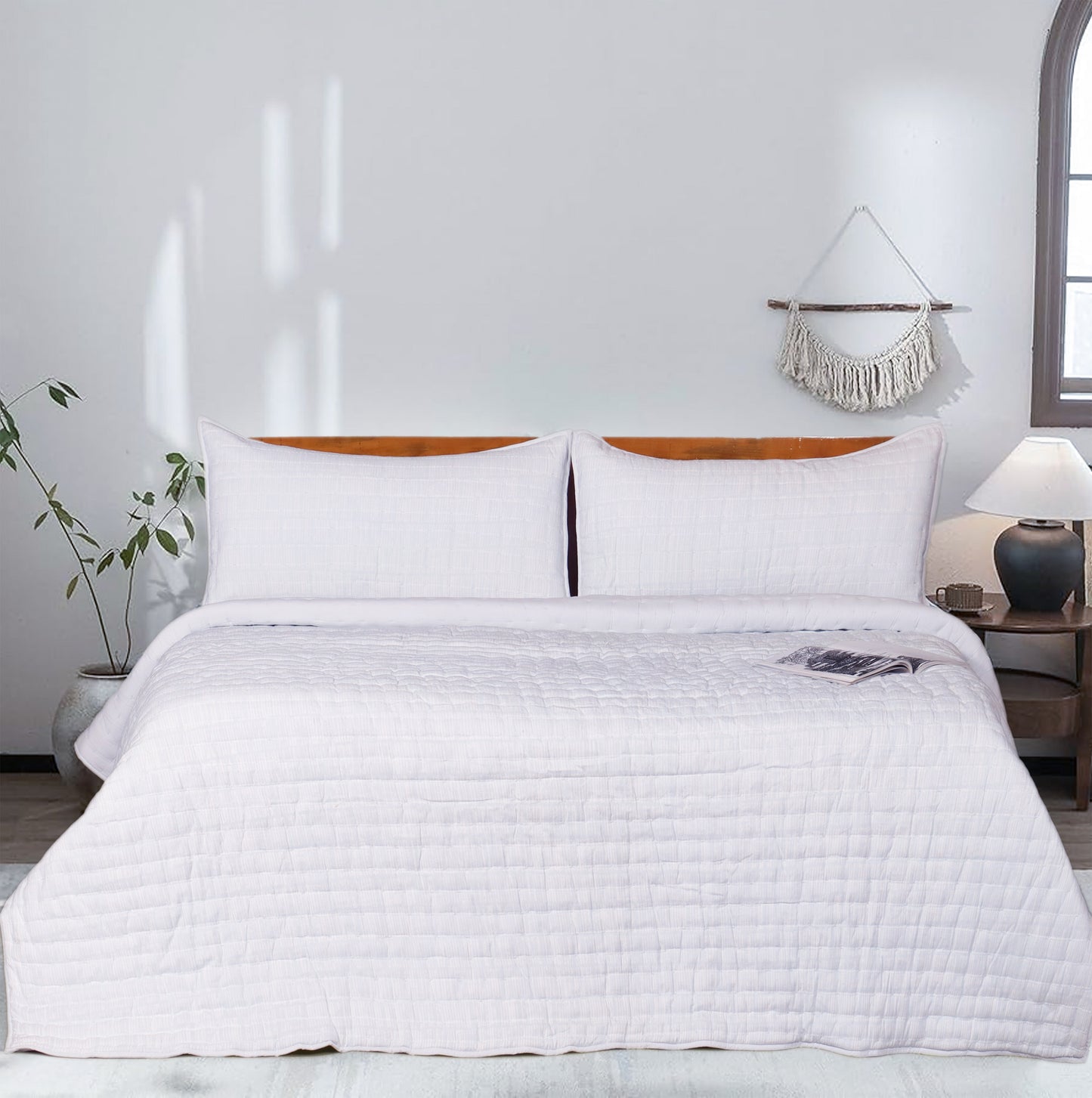 Light Blue Cotton Quilt