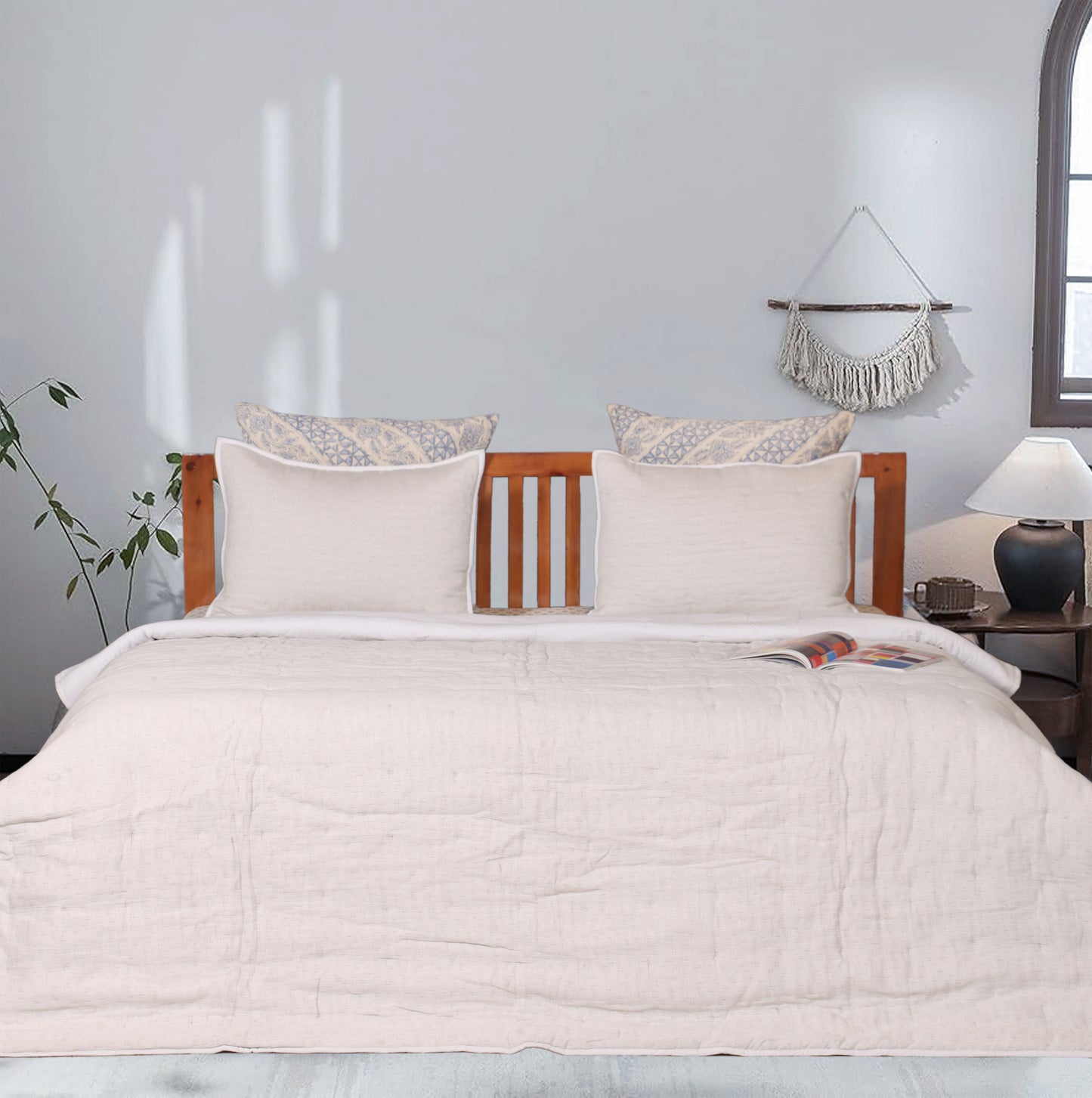Beige Cotton Quilt