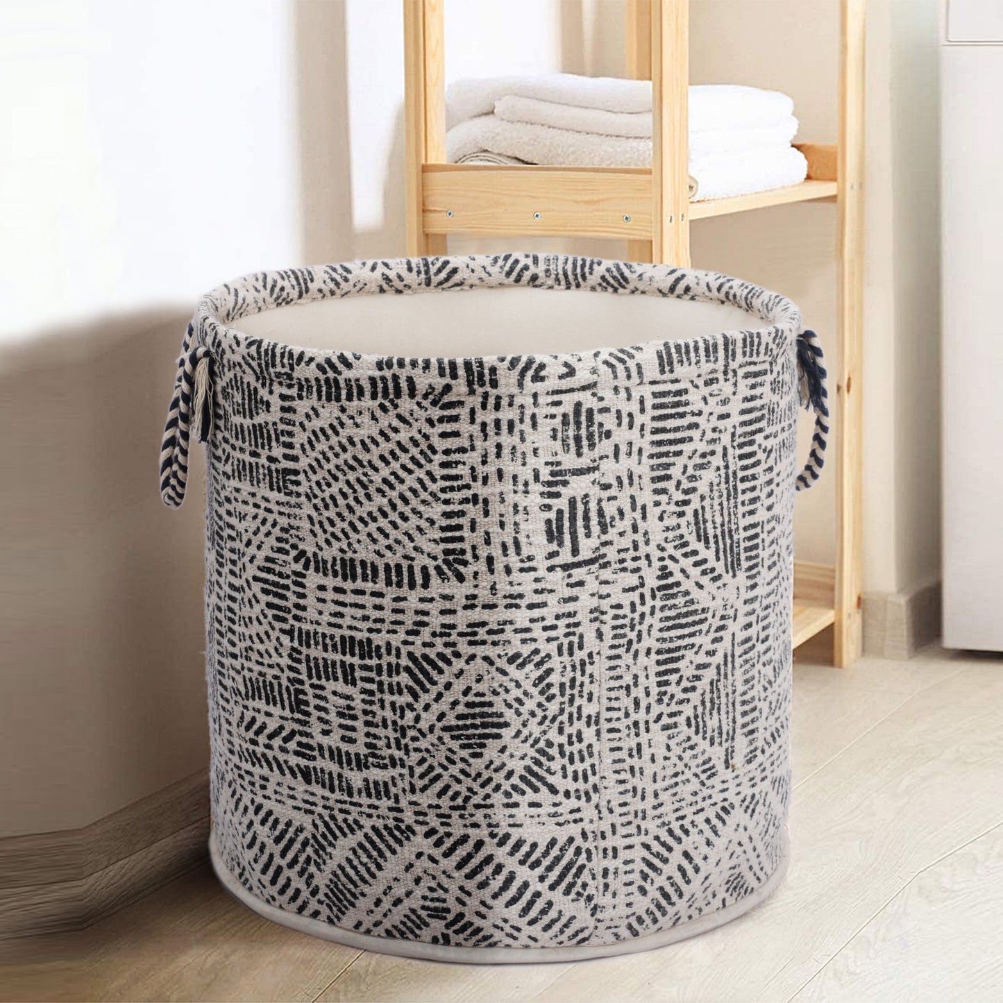 Black & Ivory Basket
