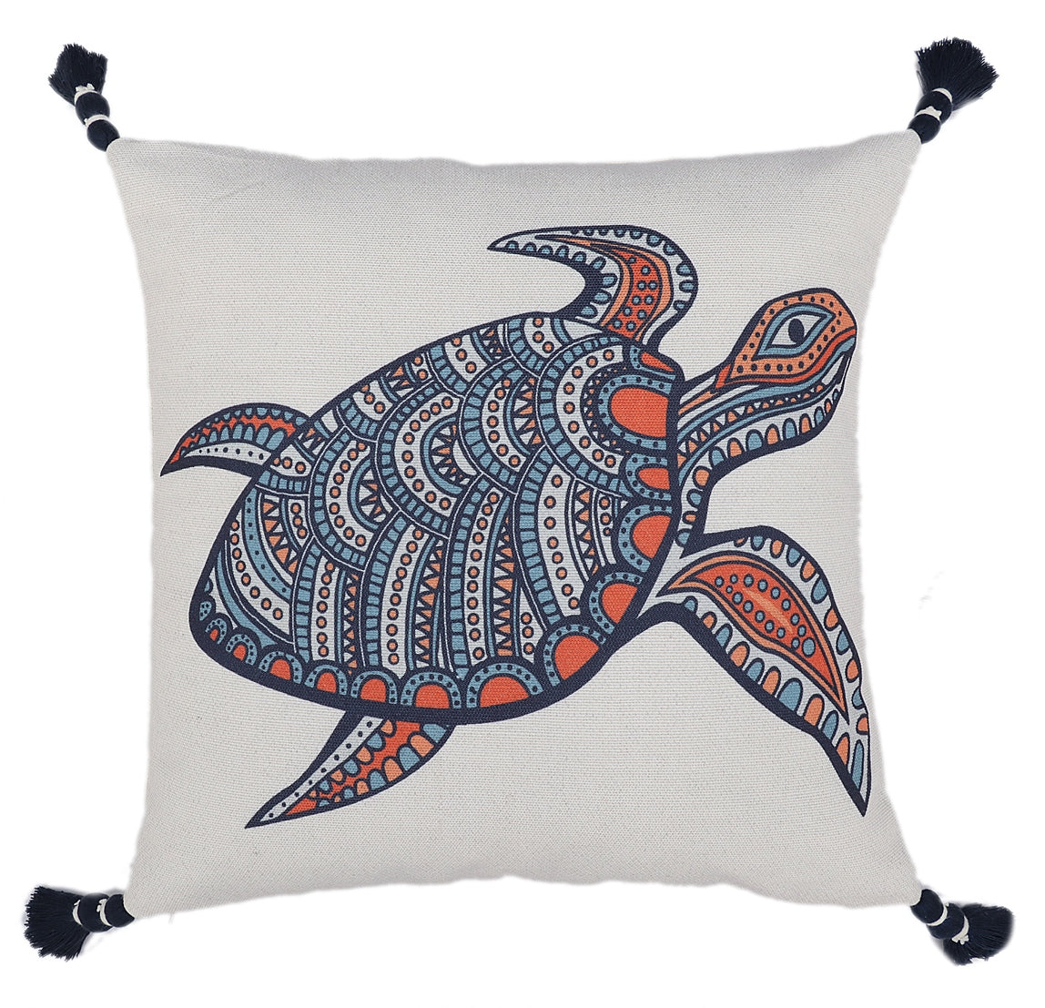 turtle print cushion cover