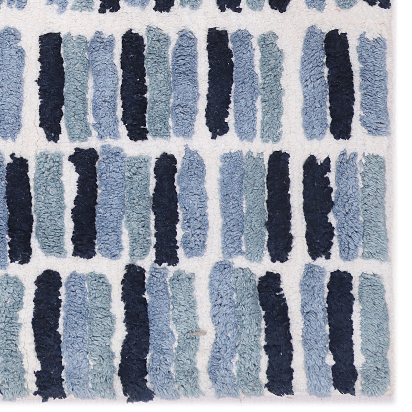 Blue Cotton Bath Mat