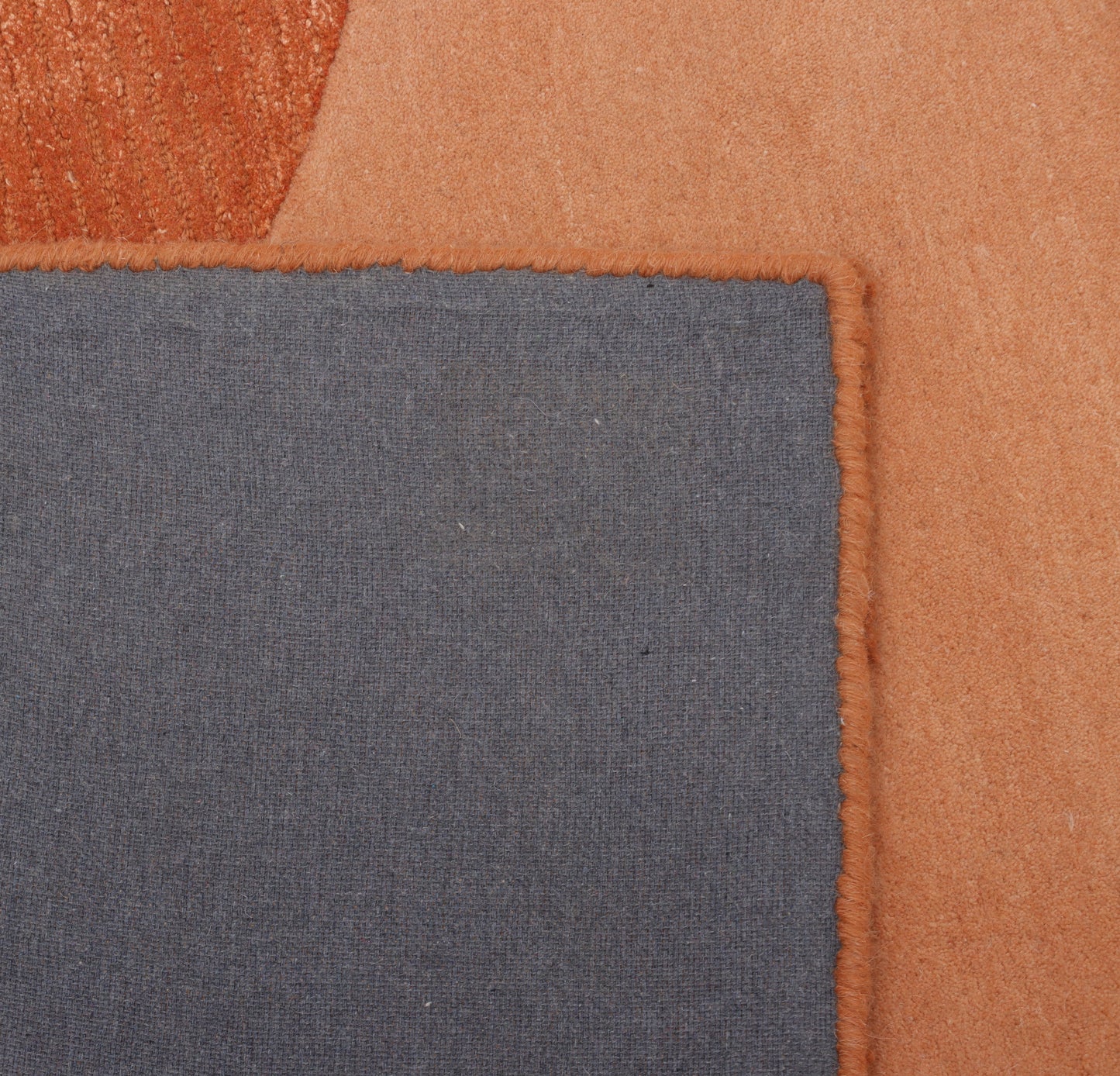Rustic Brown Hand Tufted Wool Viscose Rug - 5'x8'