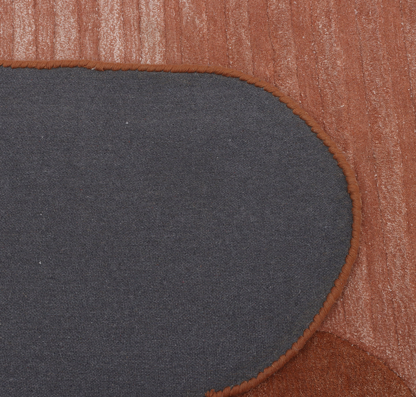 Espresso Brown Hand Tufted Wool Viscose Rug - 5'x8'