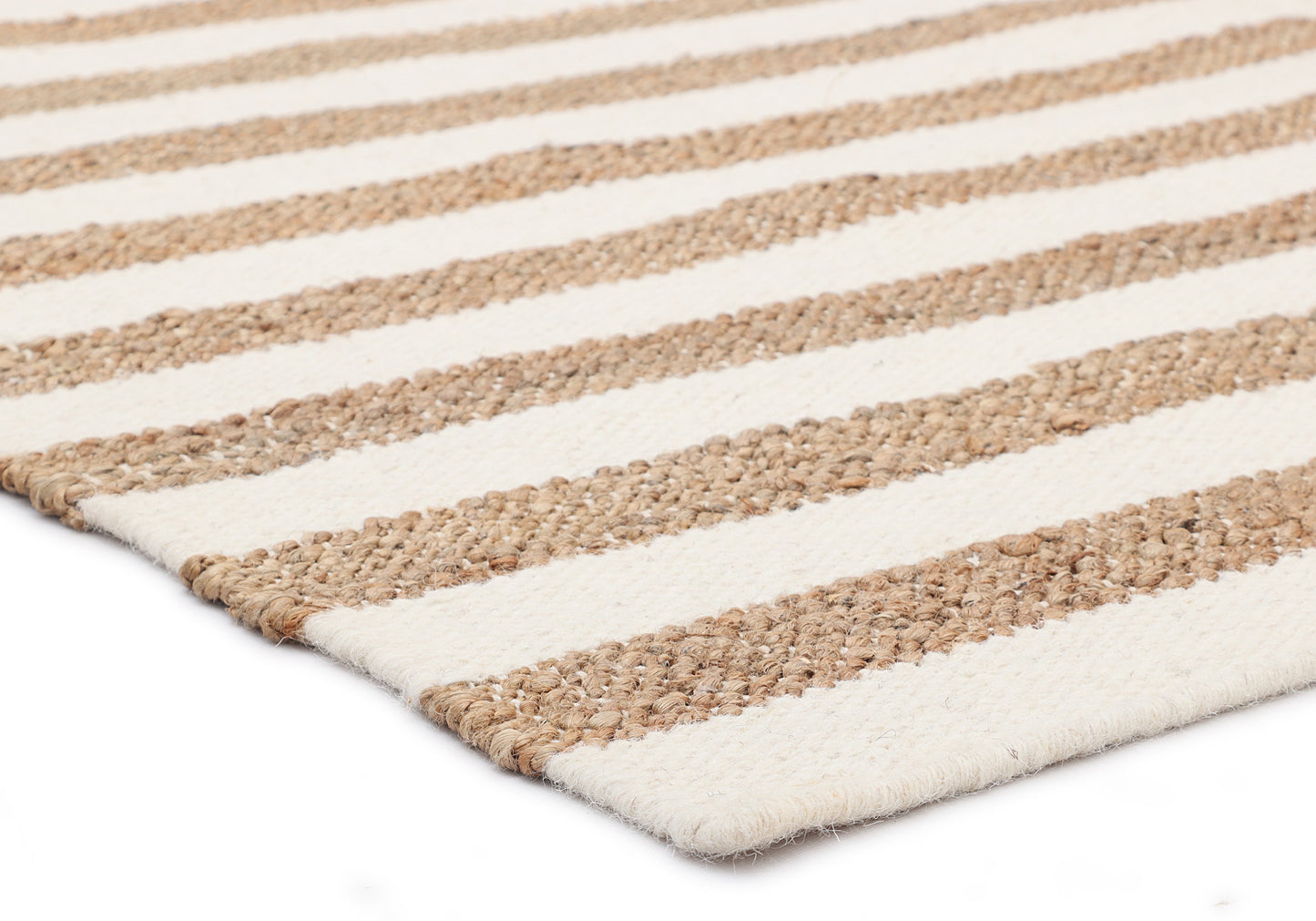 Hand Woven Wool/Jute Rug