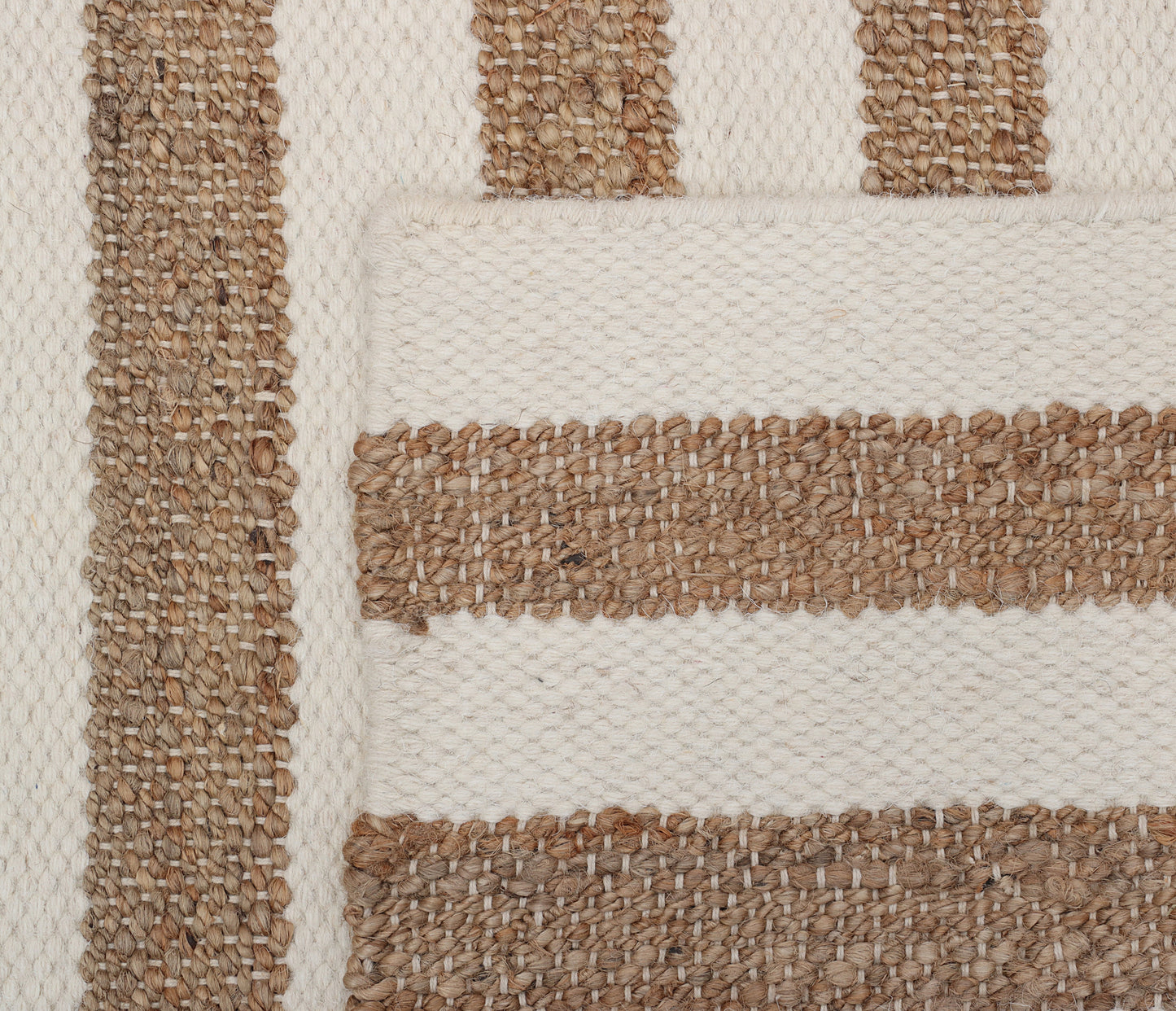 Hand Woven Wool/Jute Rug