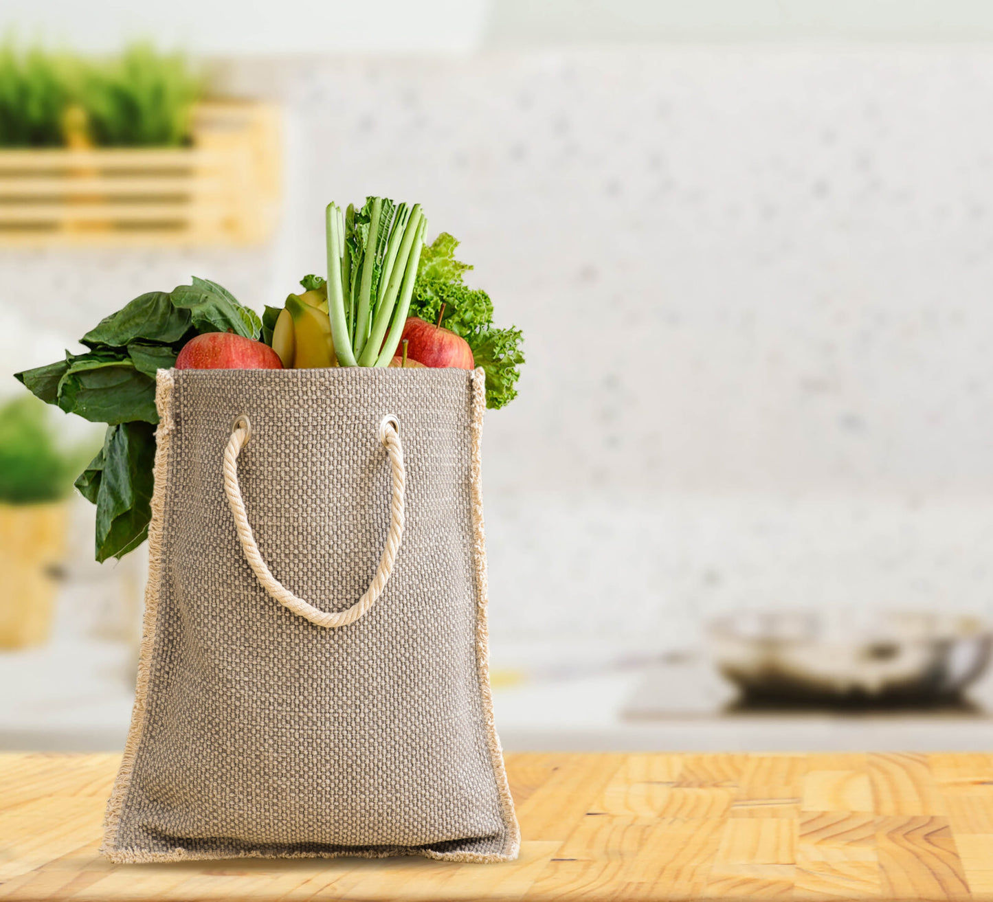 Hand Woven Cotton Shopping Bag