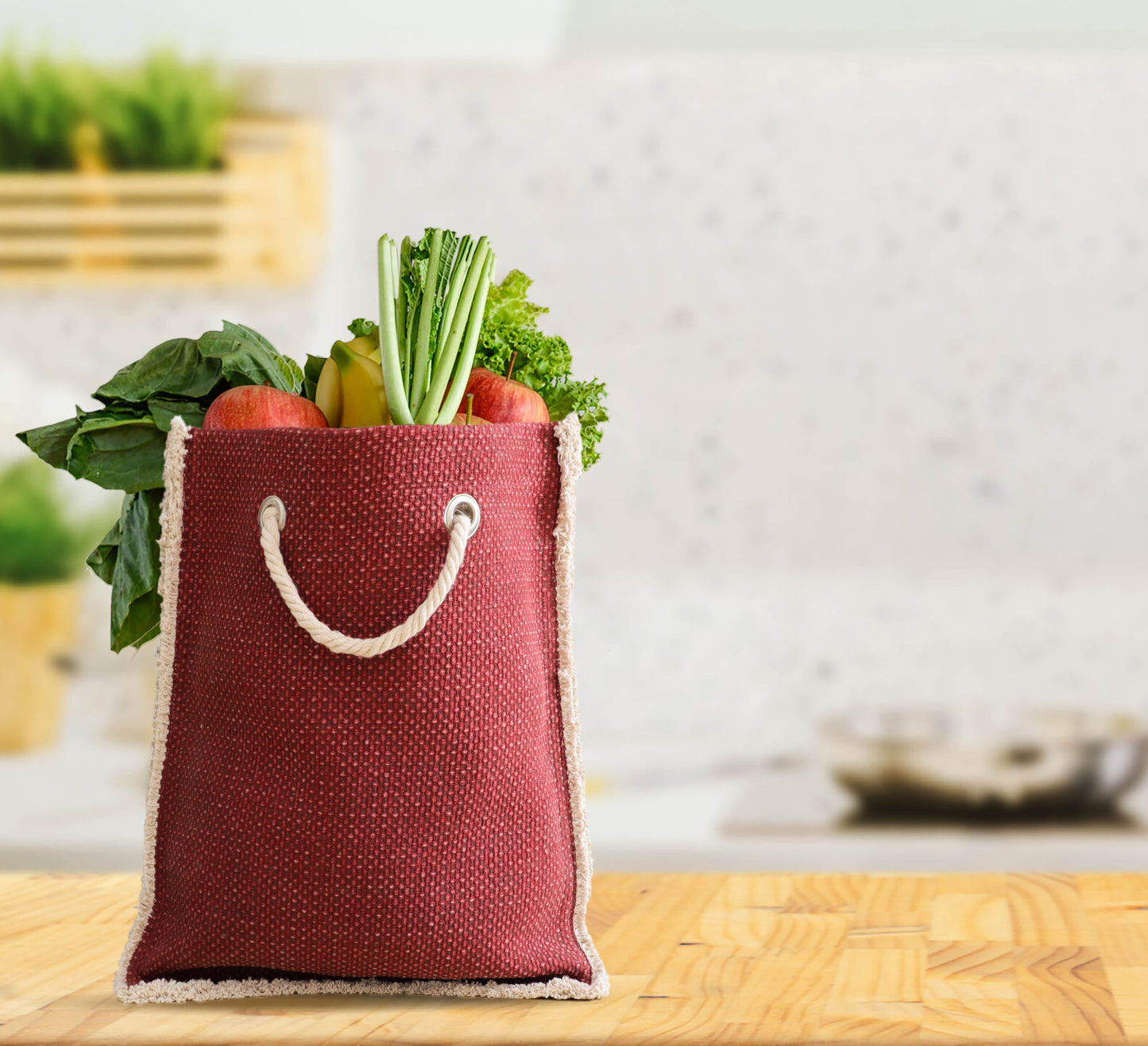 Hand Woven Cotton Shopping Bag