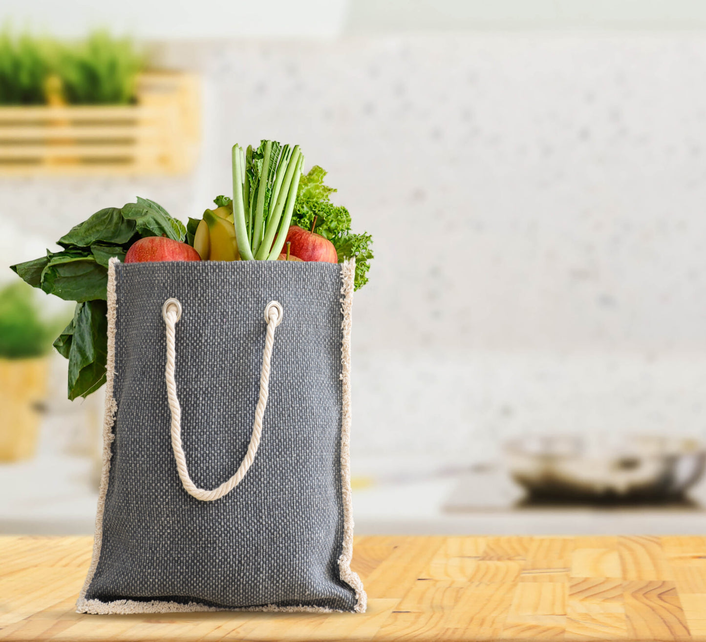 Hand Woven Cotton Shopping Bag