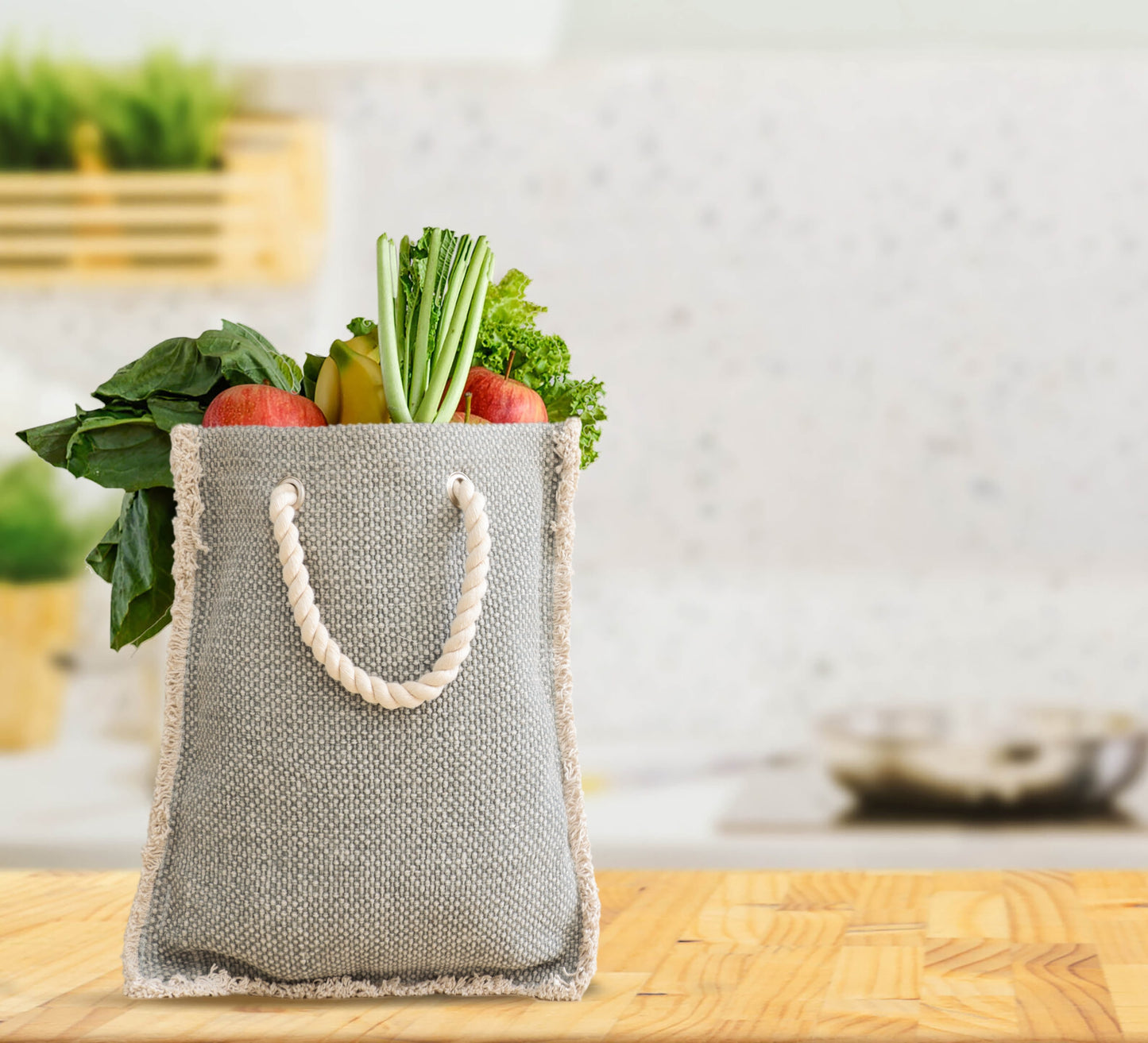 Hand Woven Cotton Shopping Bag
