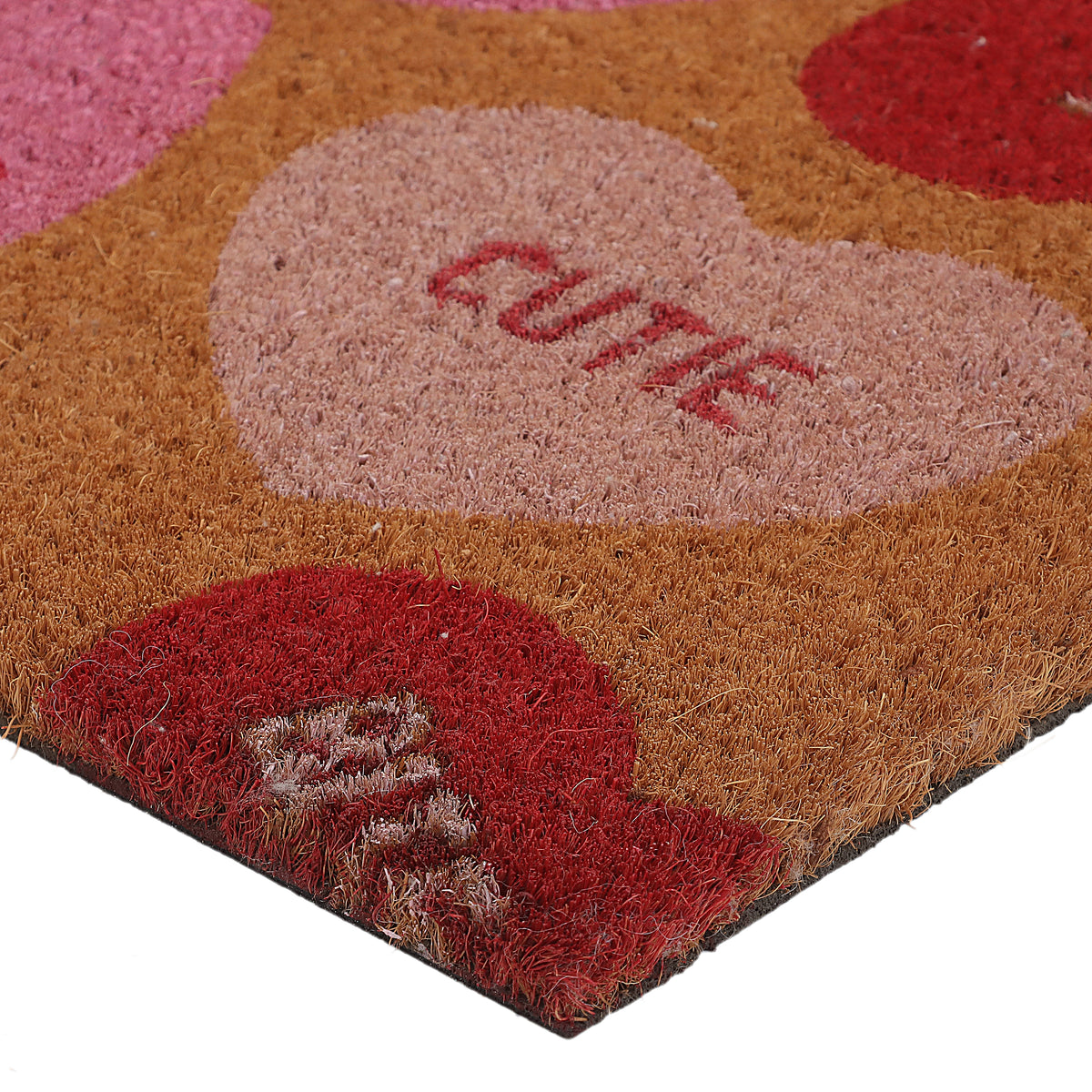 Hearts Coir Doormat