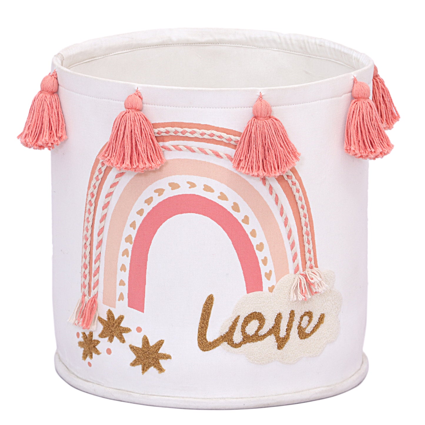 Rainbow Print Basket