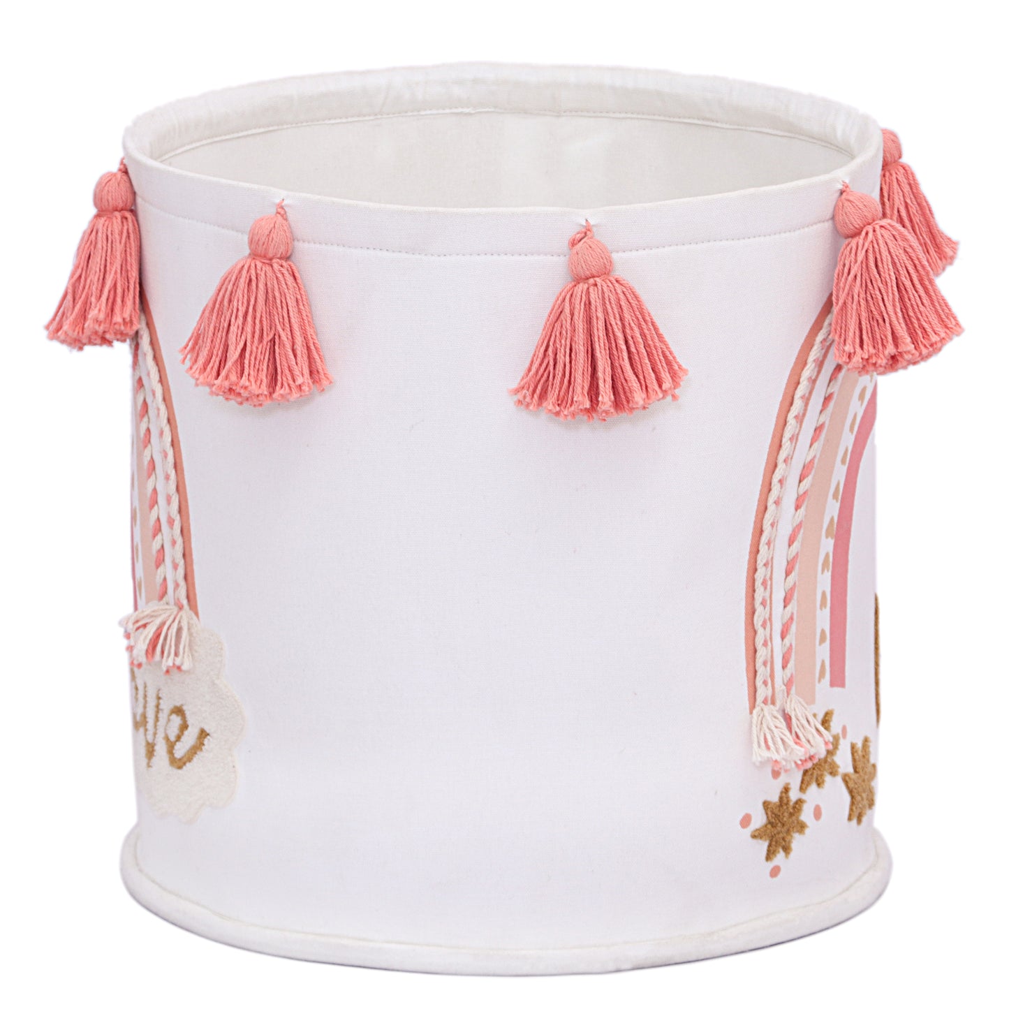 Rainbow Print Basket