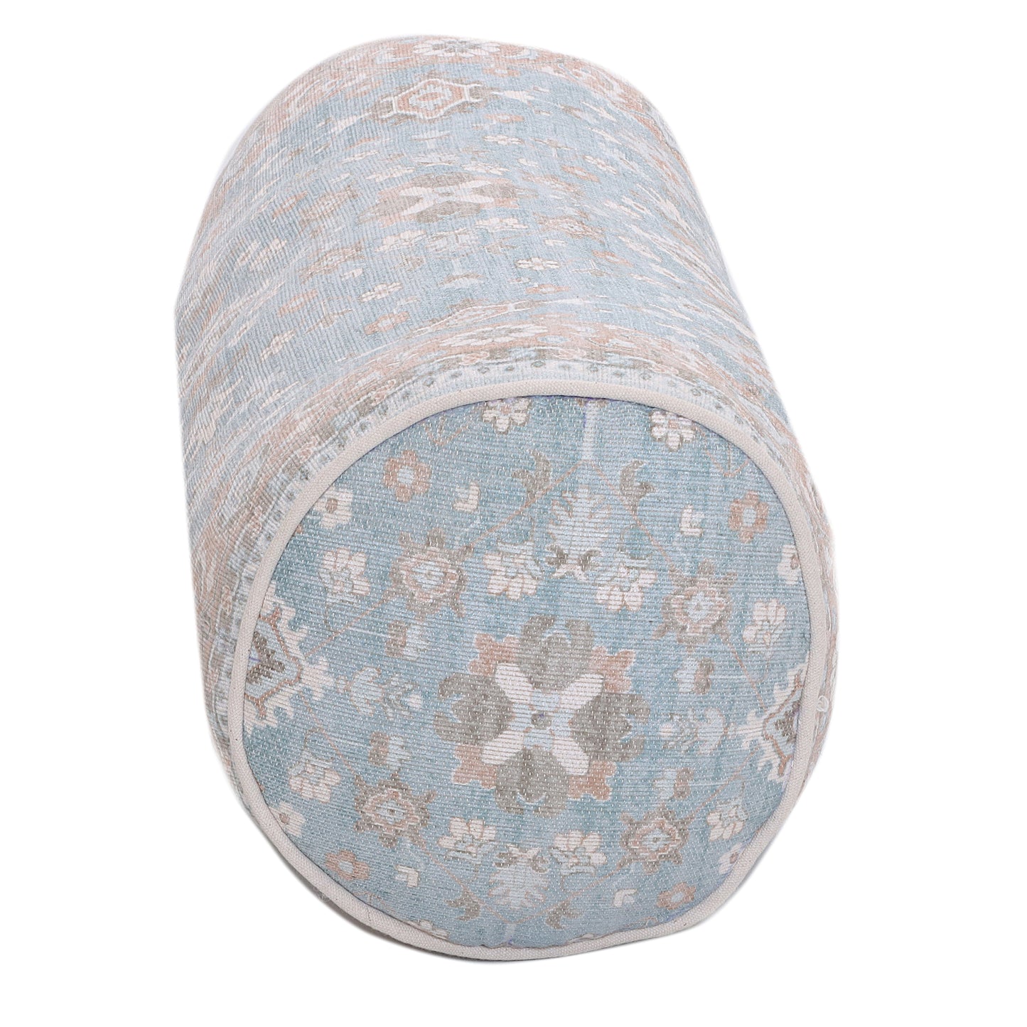 Distressed Floral Bolster