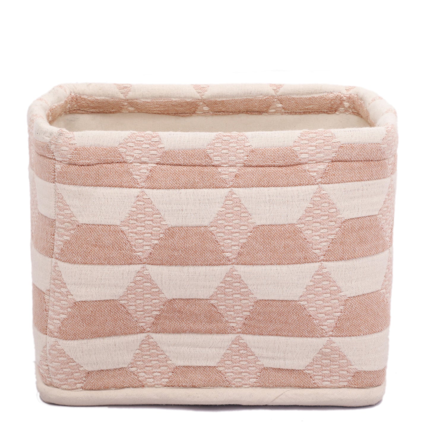 Geometric Cotton Jacquard Basket