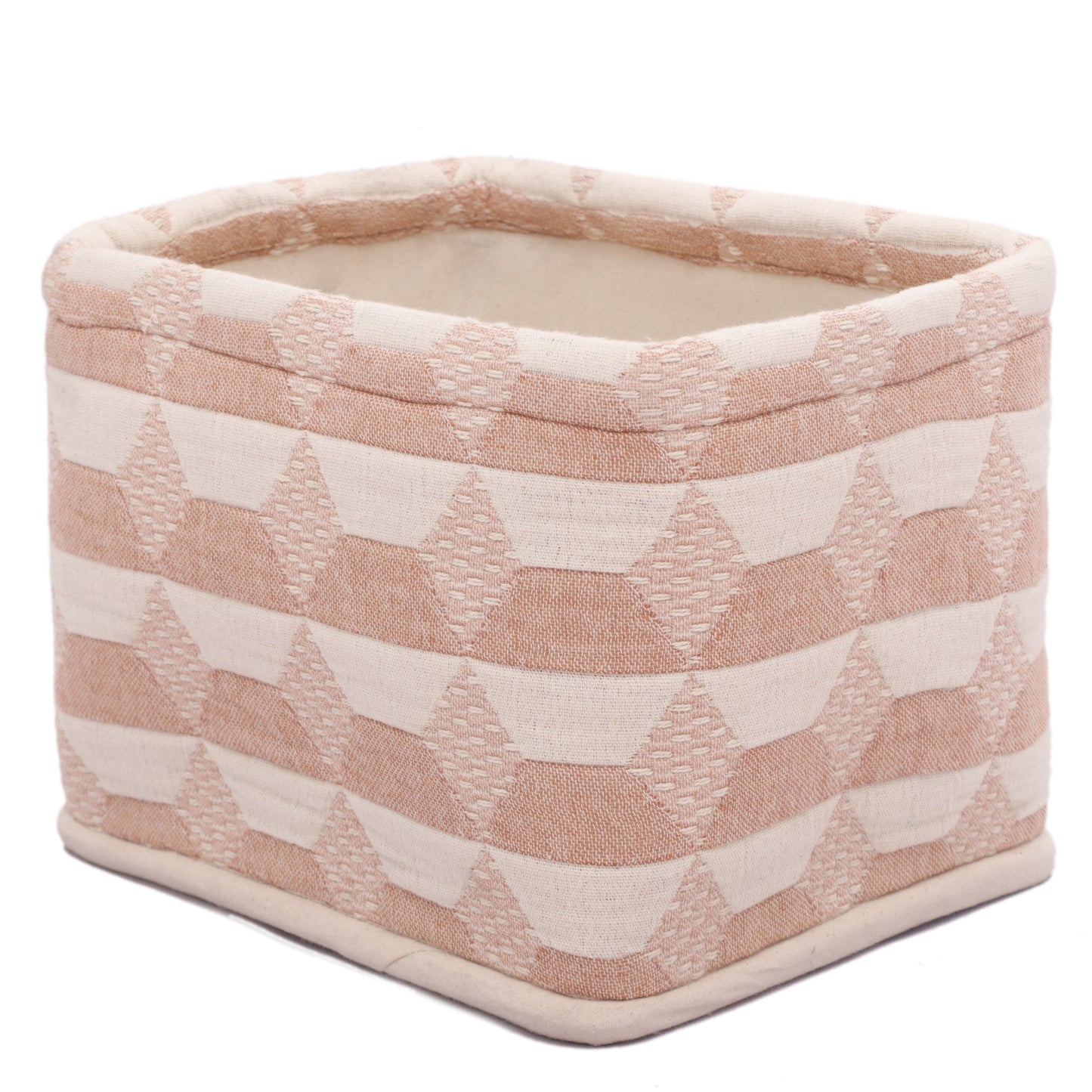 Geometric Cotton Jacquard Basket