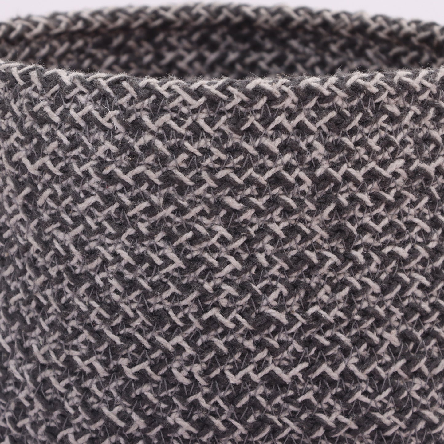 Hand Braided Cotton Basket-Set of 2 (6 Inches)