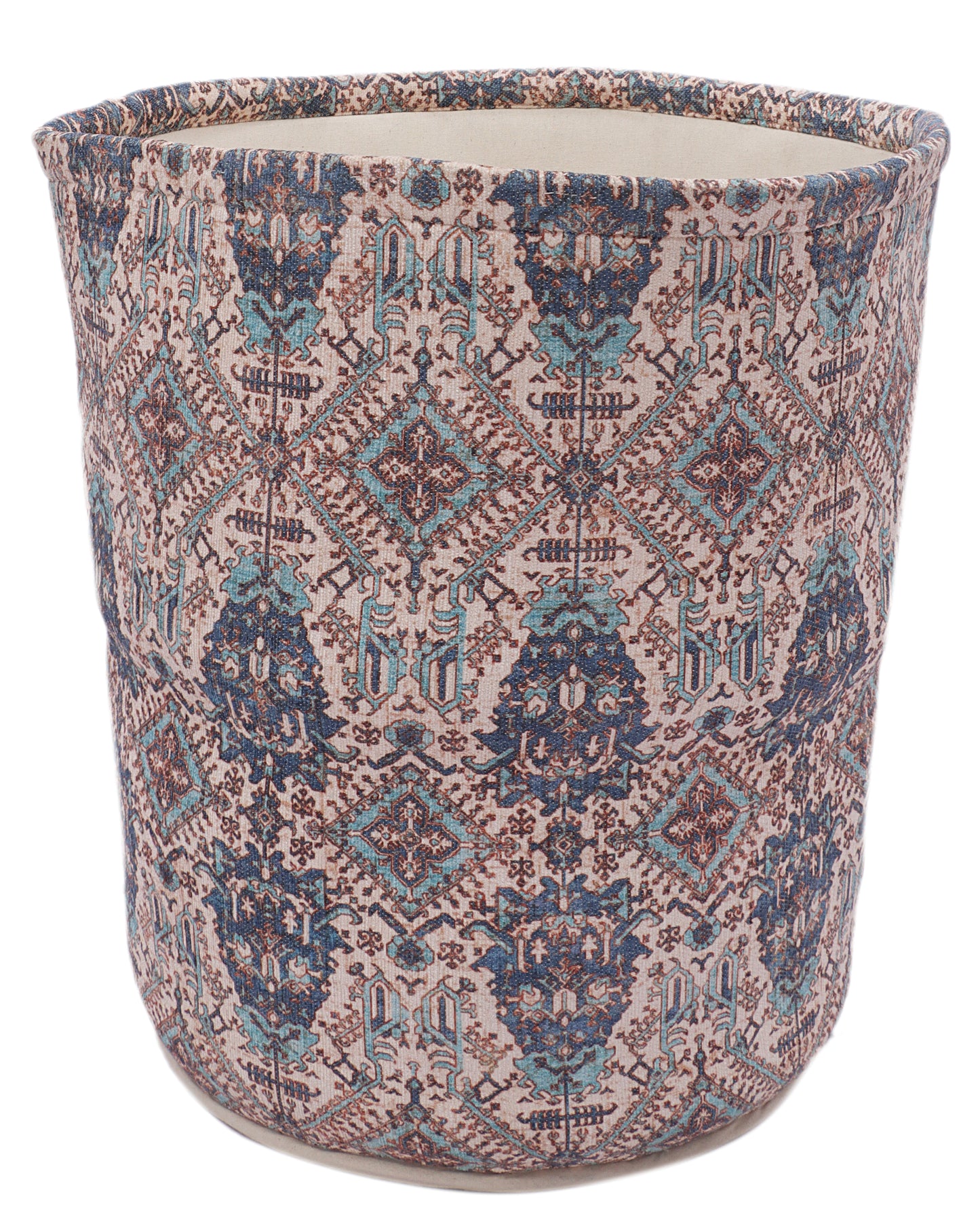 Ethnic Print Basket