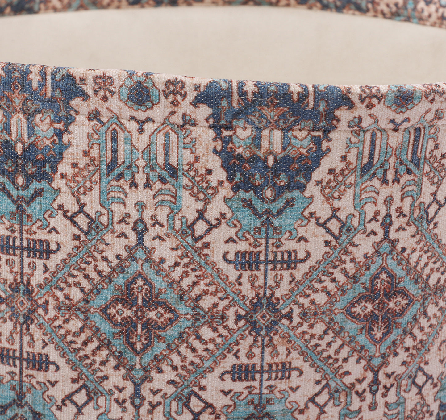 Ethnic Print Basket