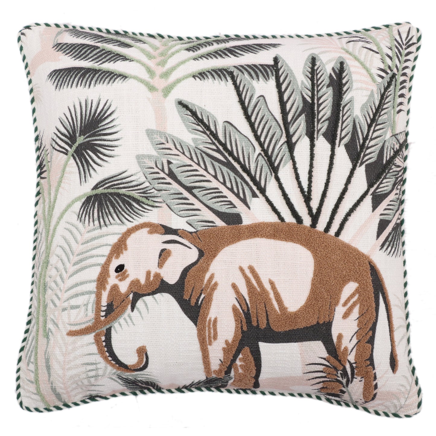 Elephant Print Cushion Cover