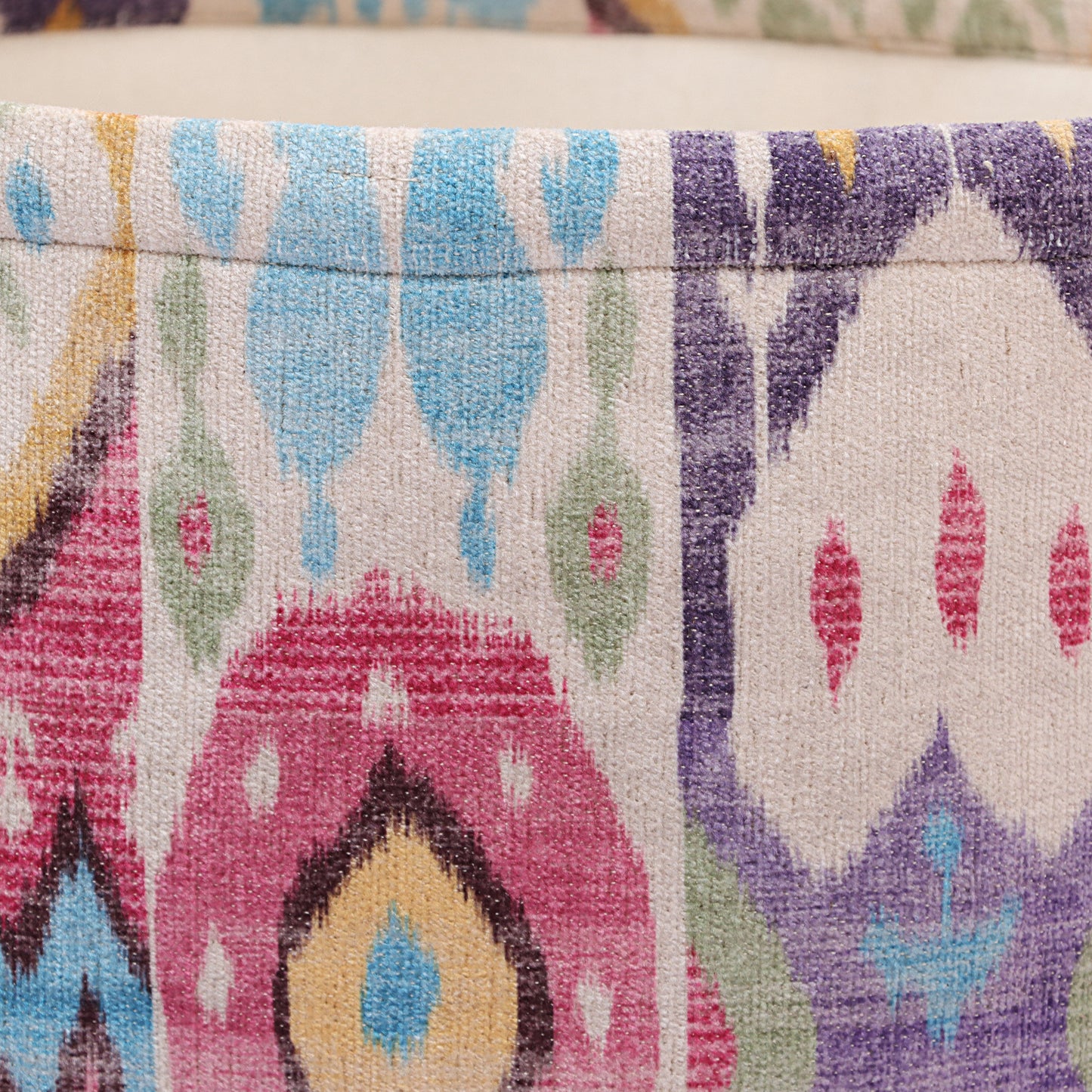 Ikat Print Basket