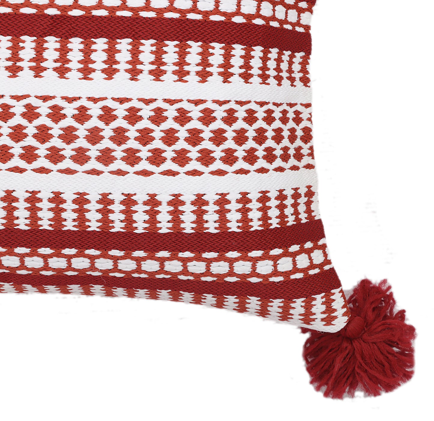 Red & White Cushion Cover