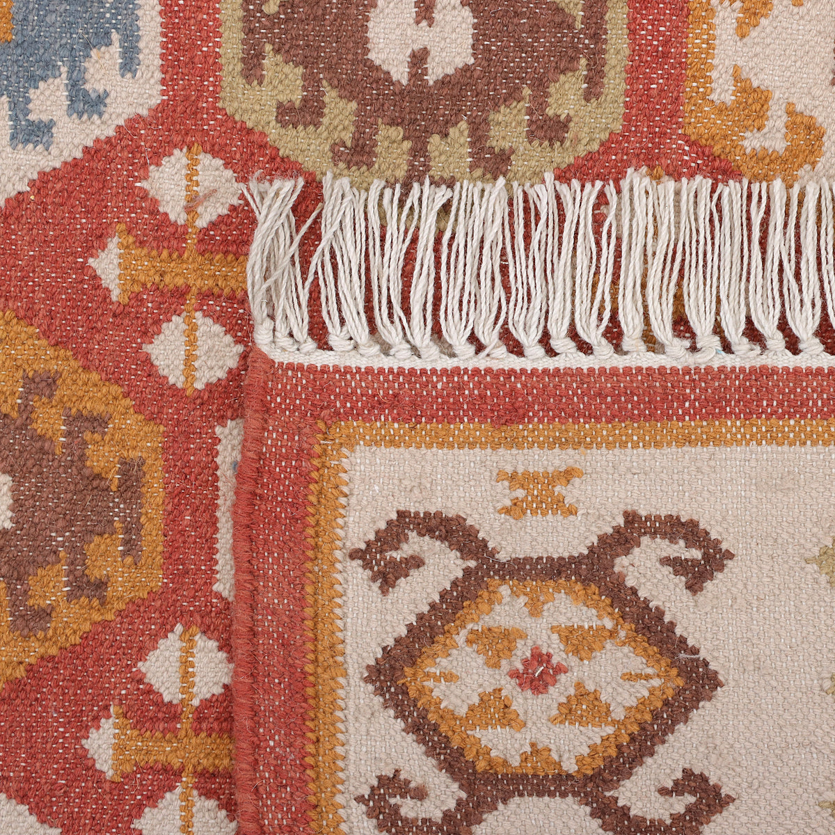 Multicolor Hand Woven Kilim - 5'x8'