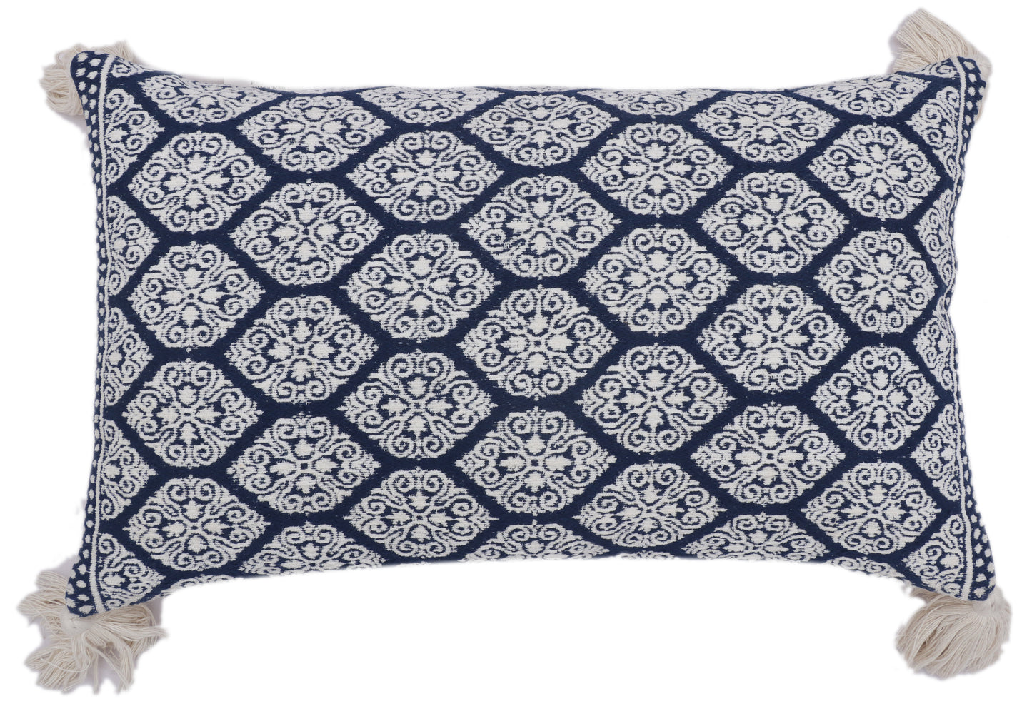 Indigo Hand Woven Cushion Cover