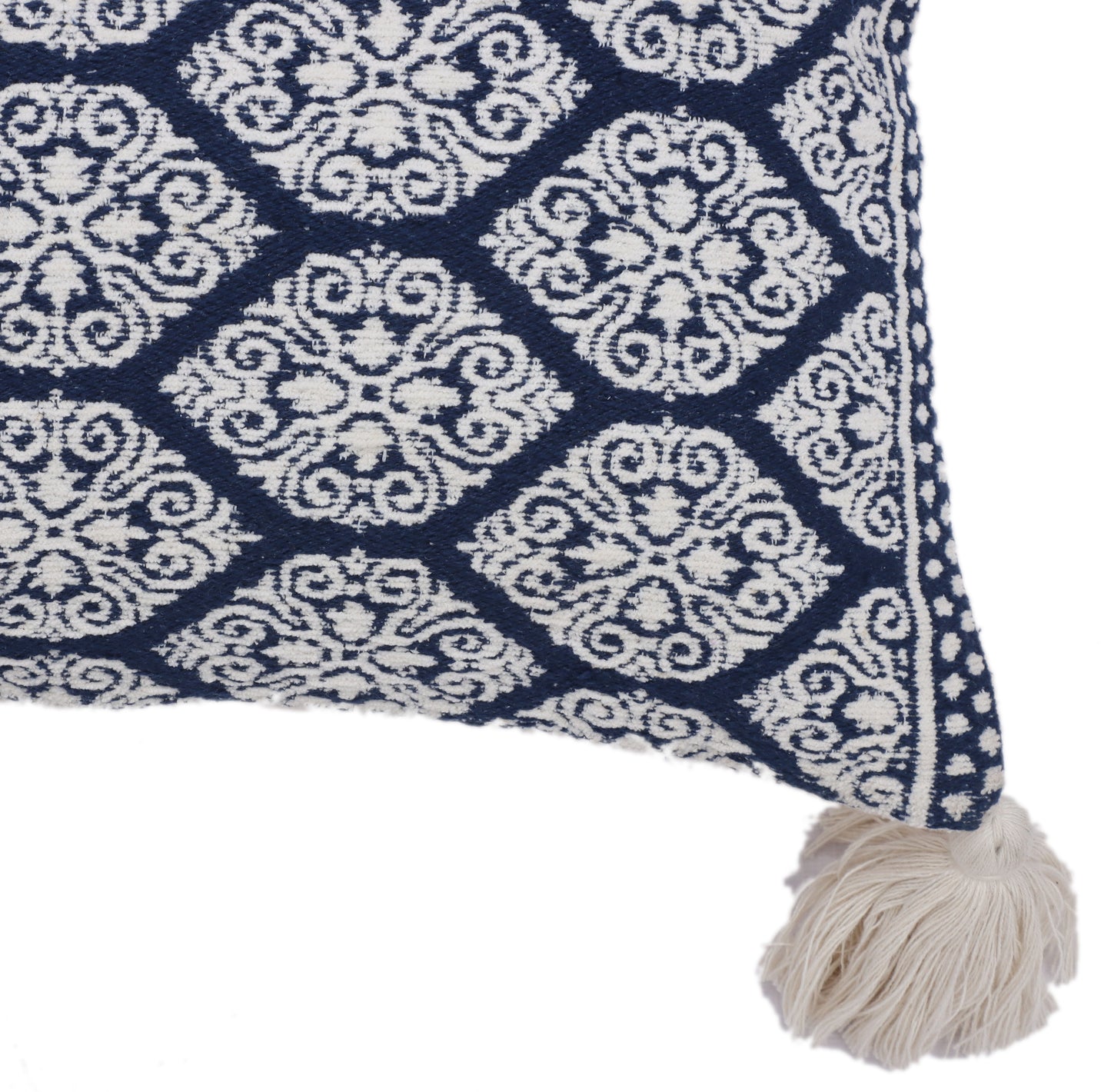 Indigo Hand Woven Cushion Cover