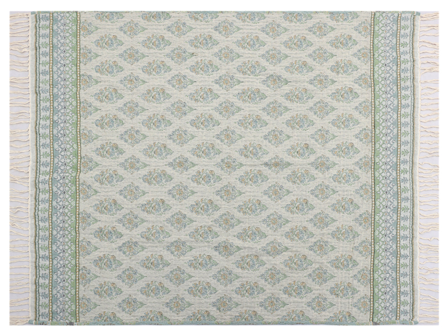 Reversible Cotton Jacquard Throw