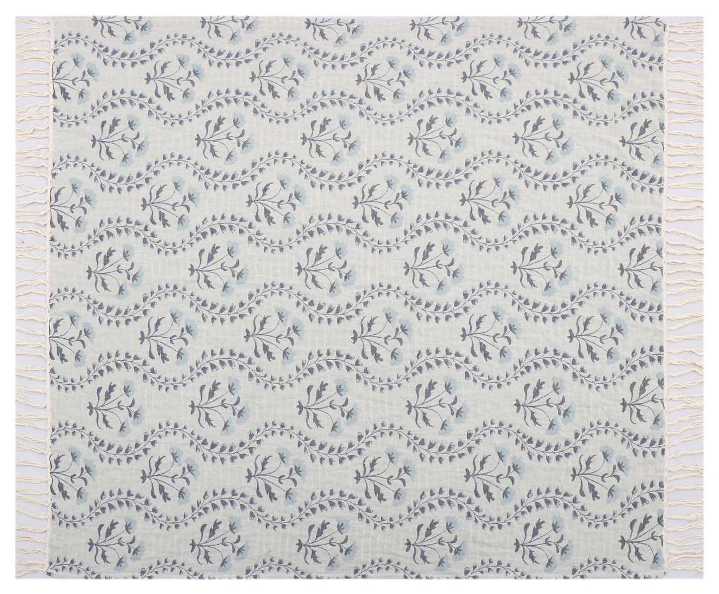 Reversible Cotton Jacquard Throw