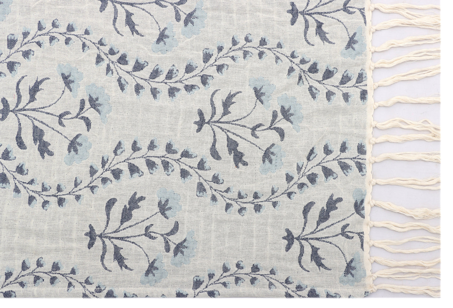 Reversible Cotton Jacquard Throw