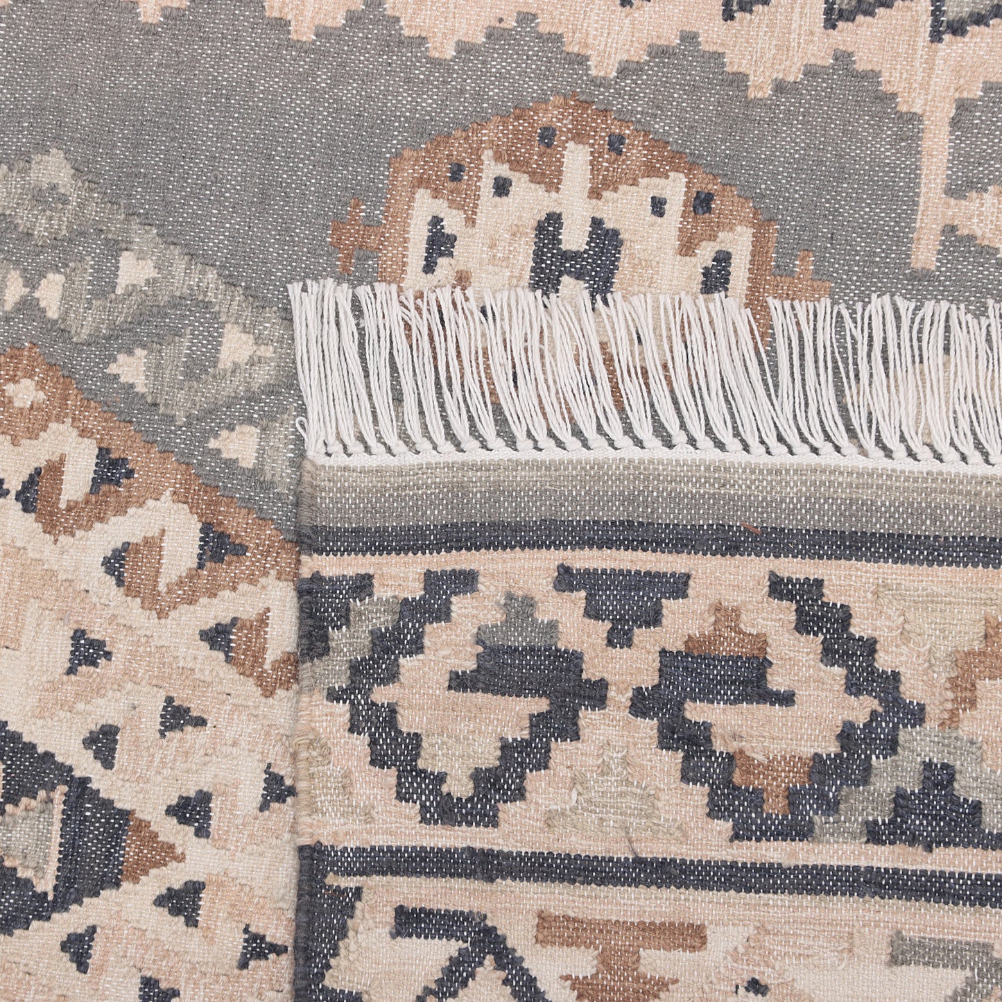 Hand Woven PET Kilim Rug - 6'x9'