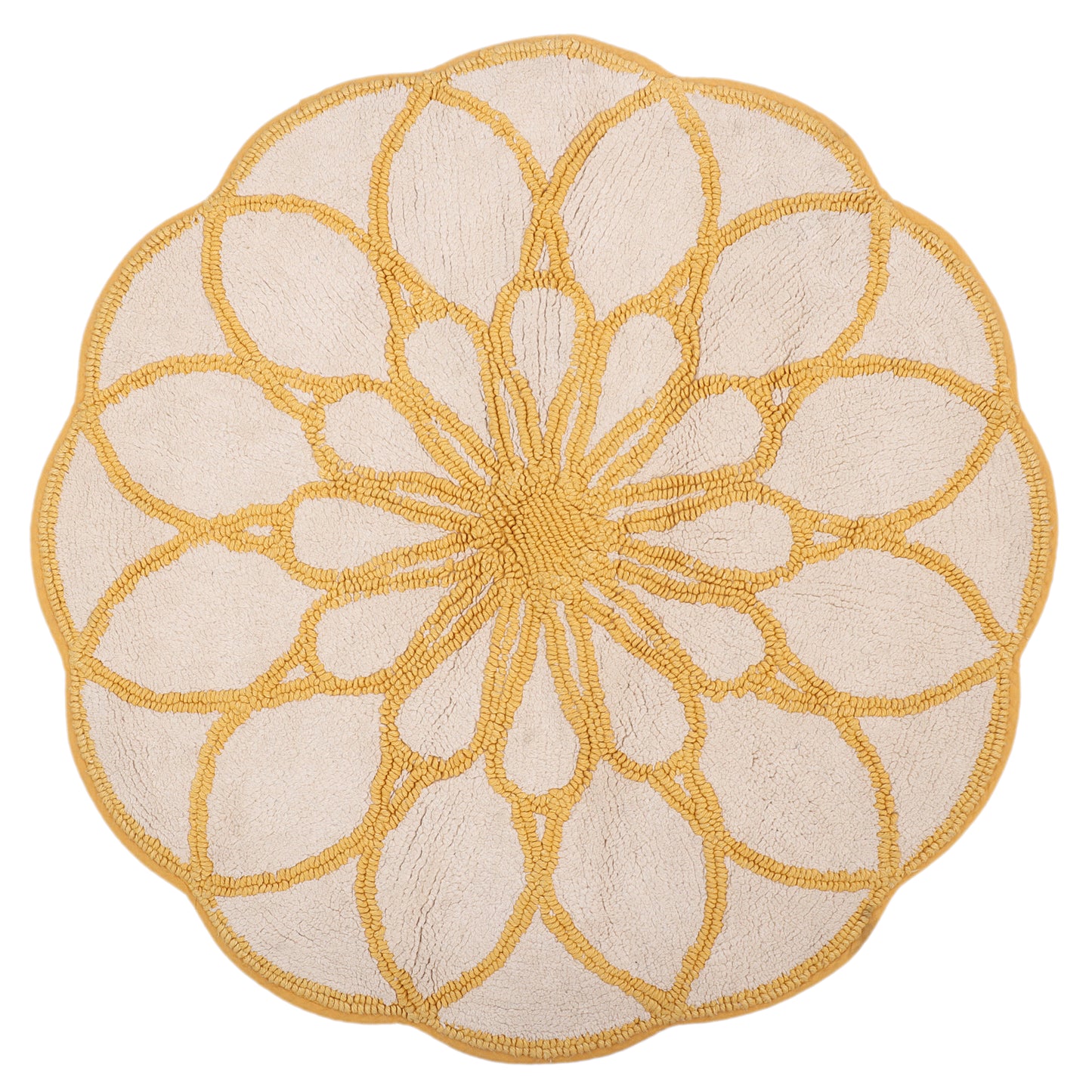 Floral Cotton Bath Mat