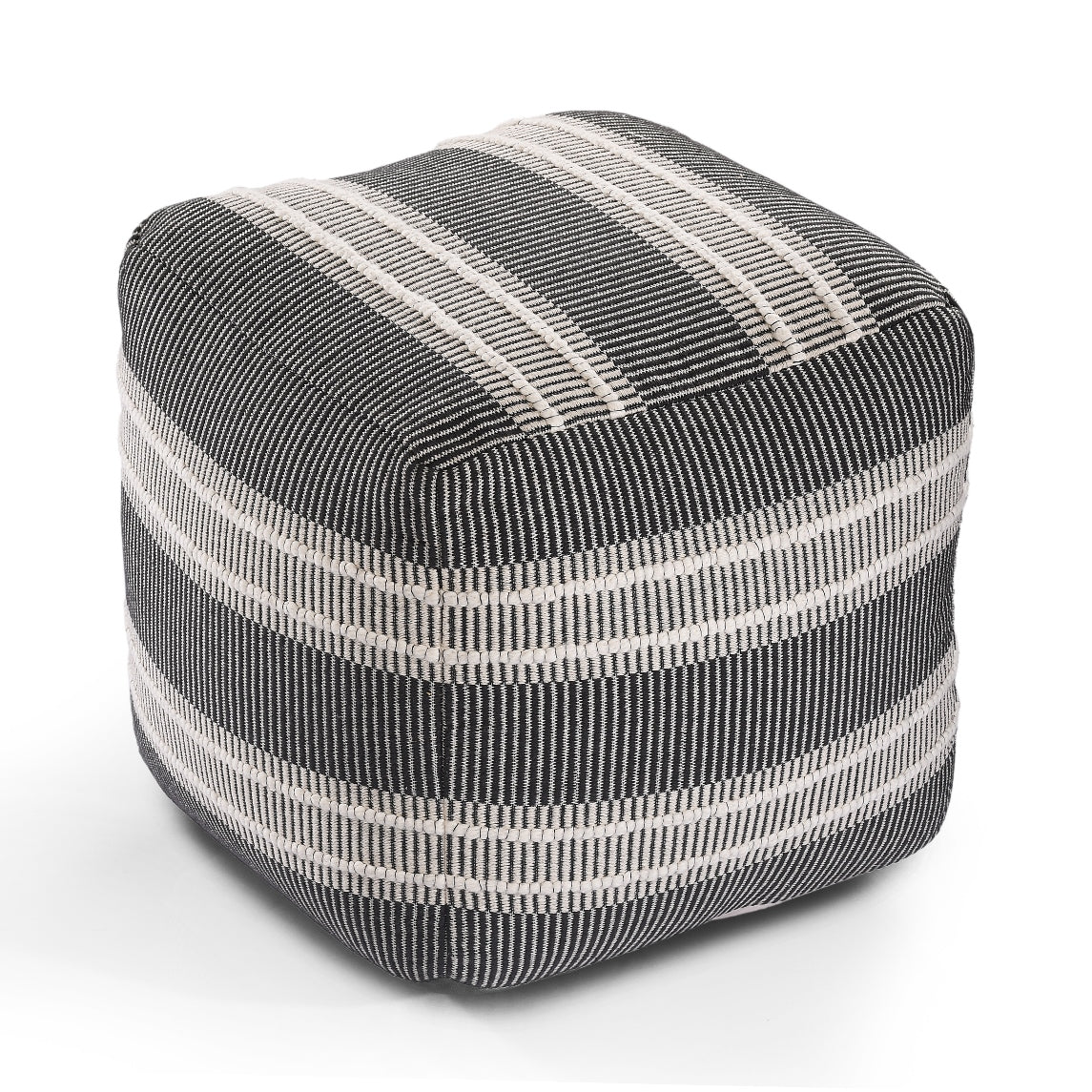 knitted pouf