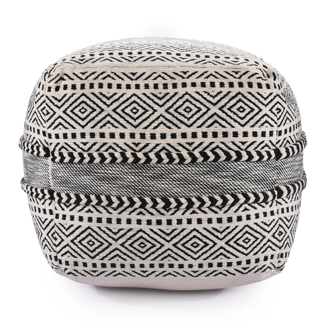 knitted pouf