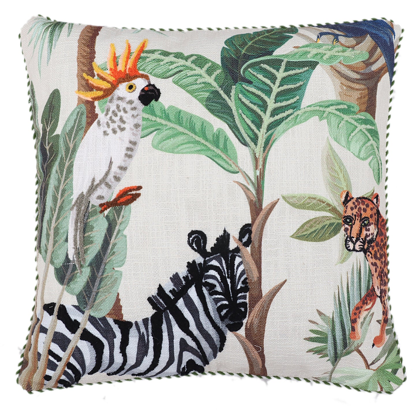 Zebra Print Cushion Cover
