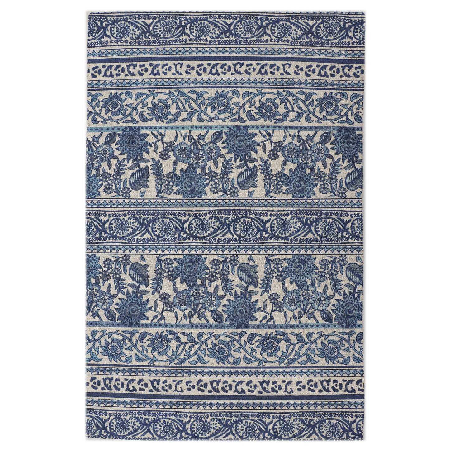 Anarkali Blue Dhurrie