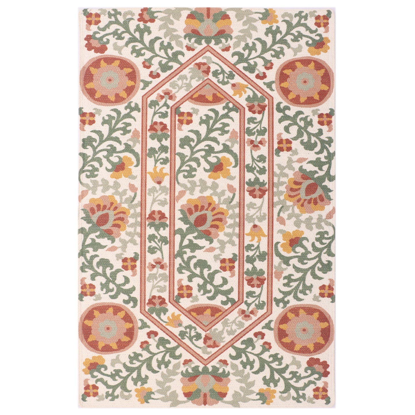 Heritage Blossom Dhurrie