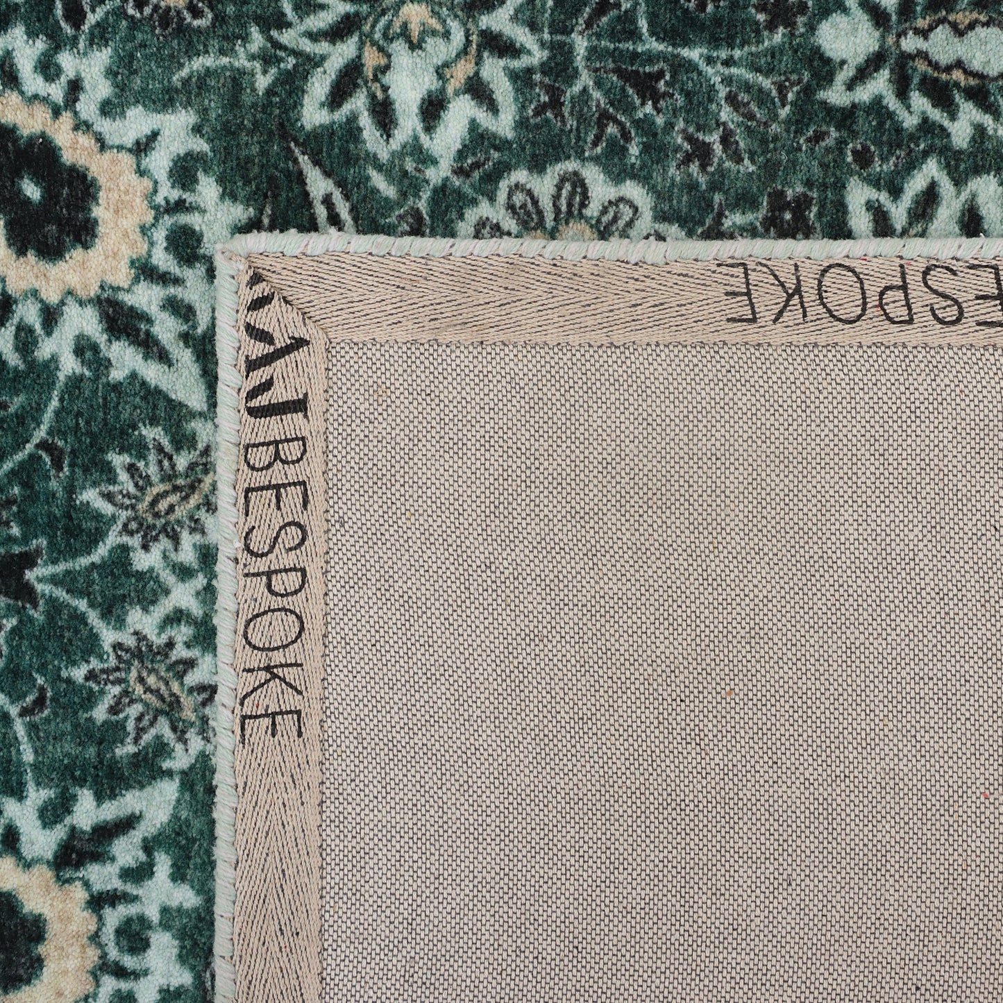 EMERALD GREEN LEOPARD PRINT RUG