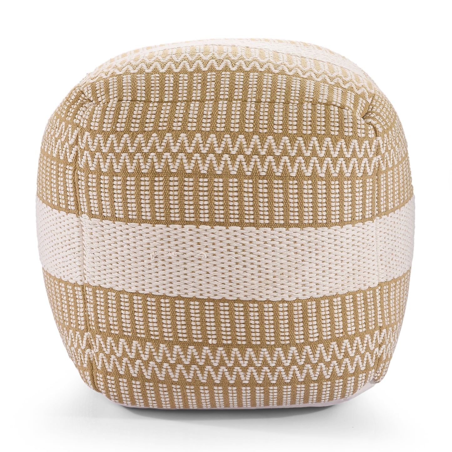 knitted pouf