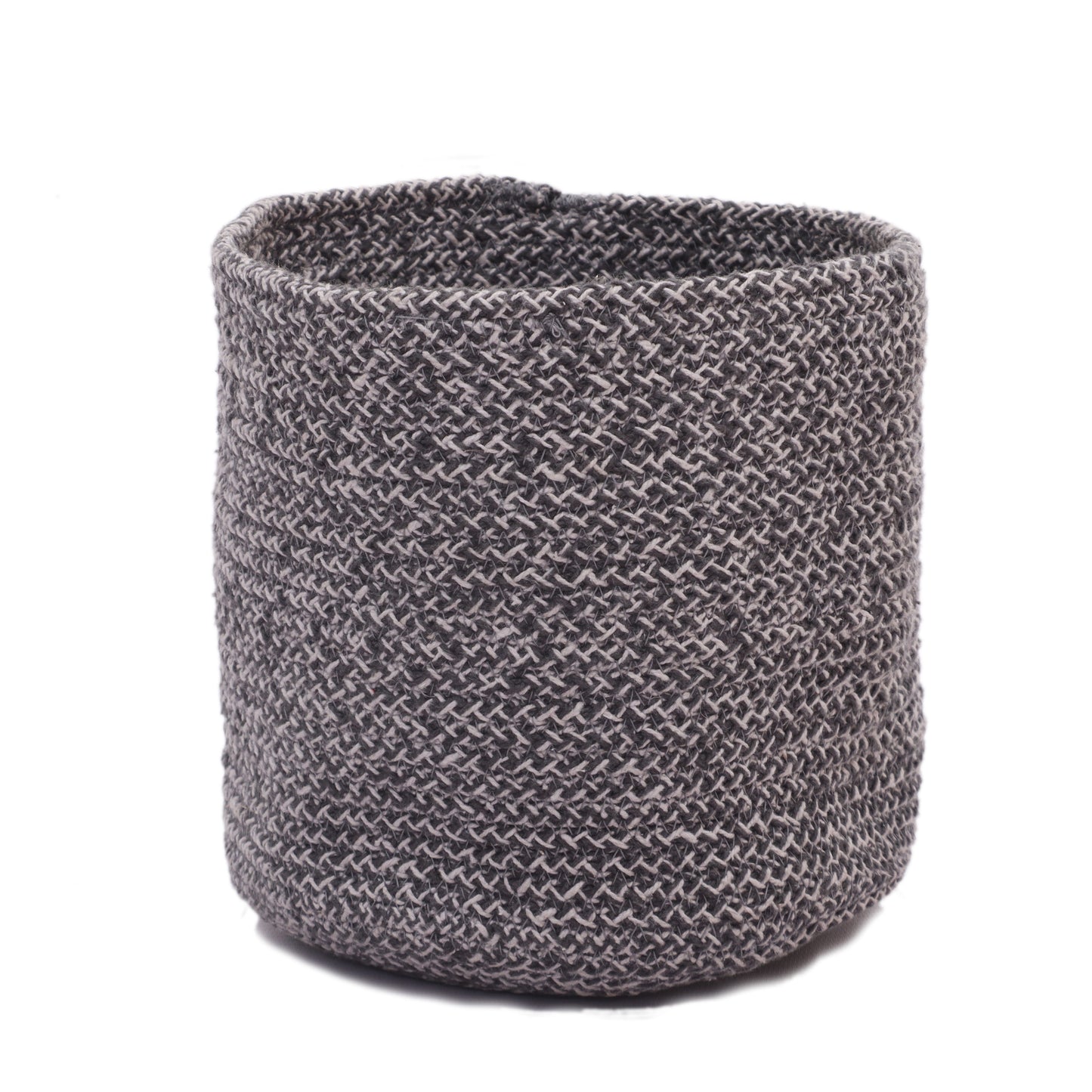 Hand Braided Cotton Basket-Set of 2 (8 Inches)