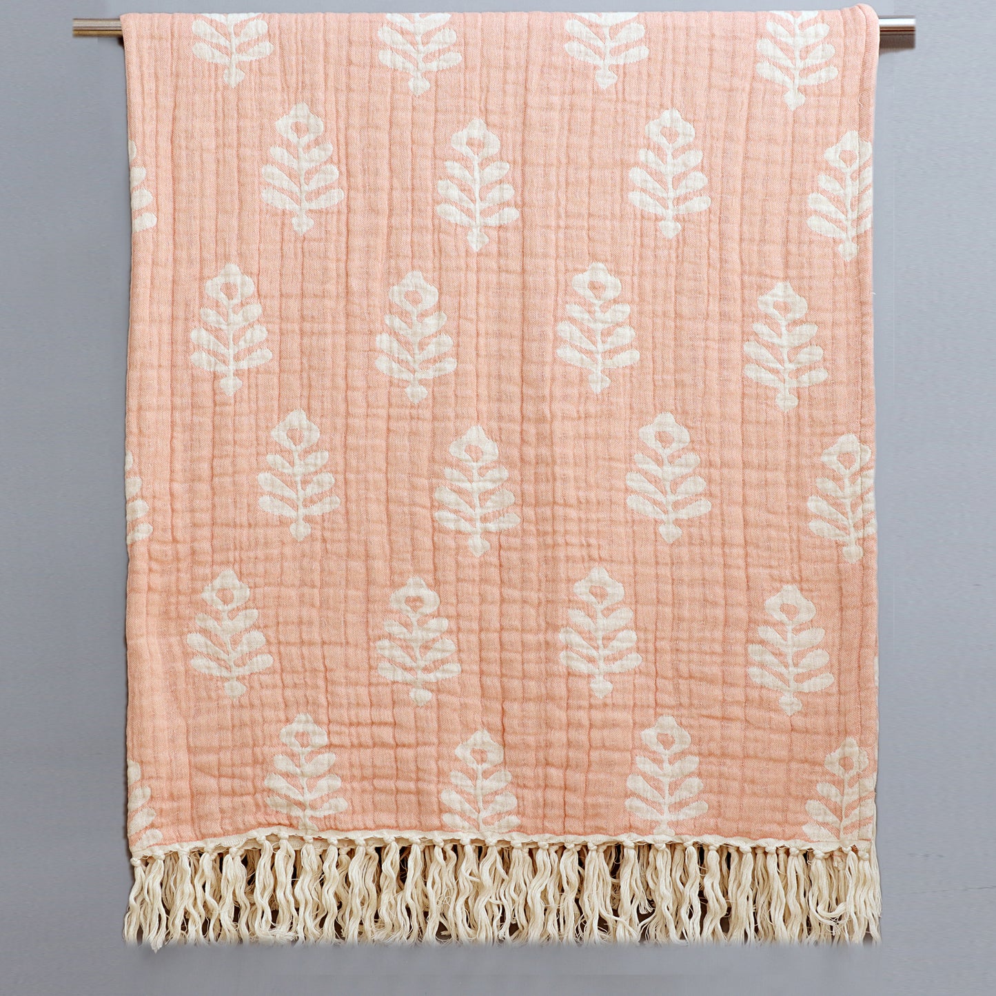 Cotton Jacquard Throw