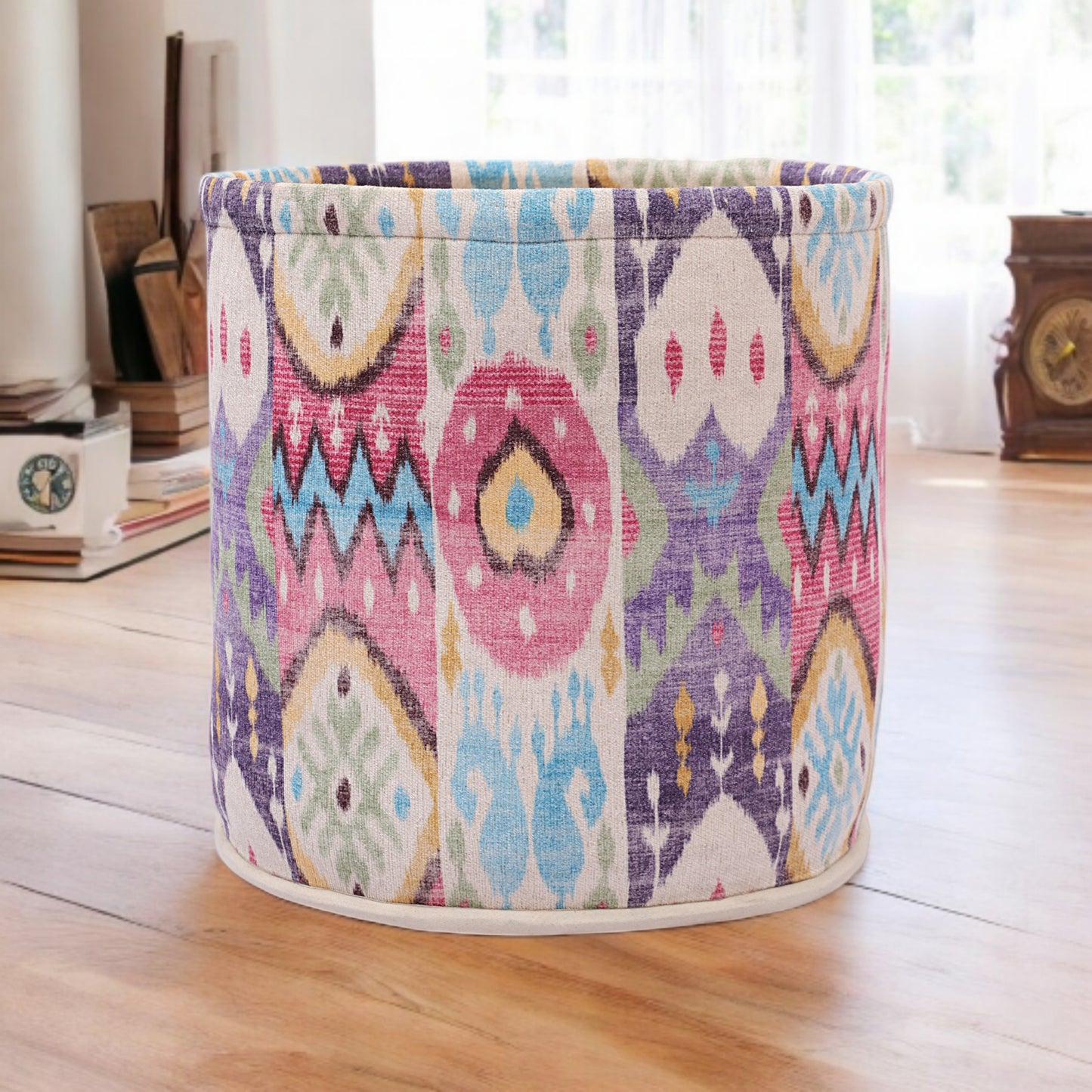 Ikat Print Basket