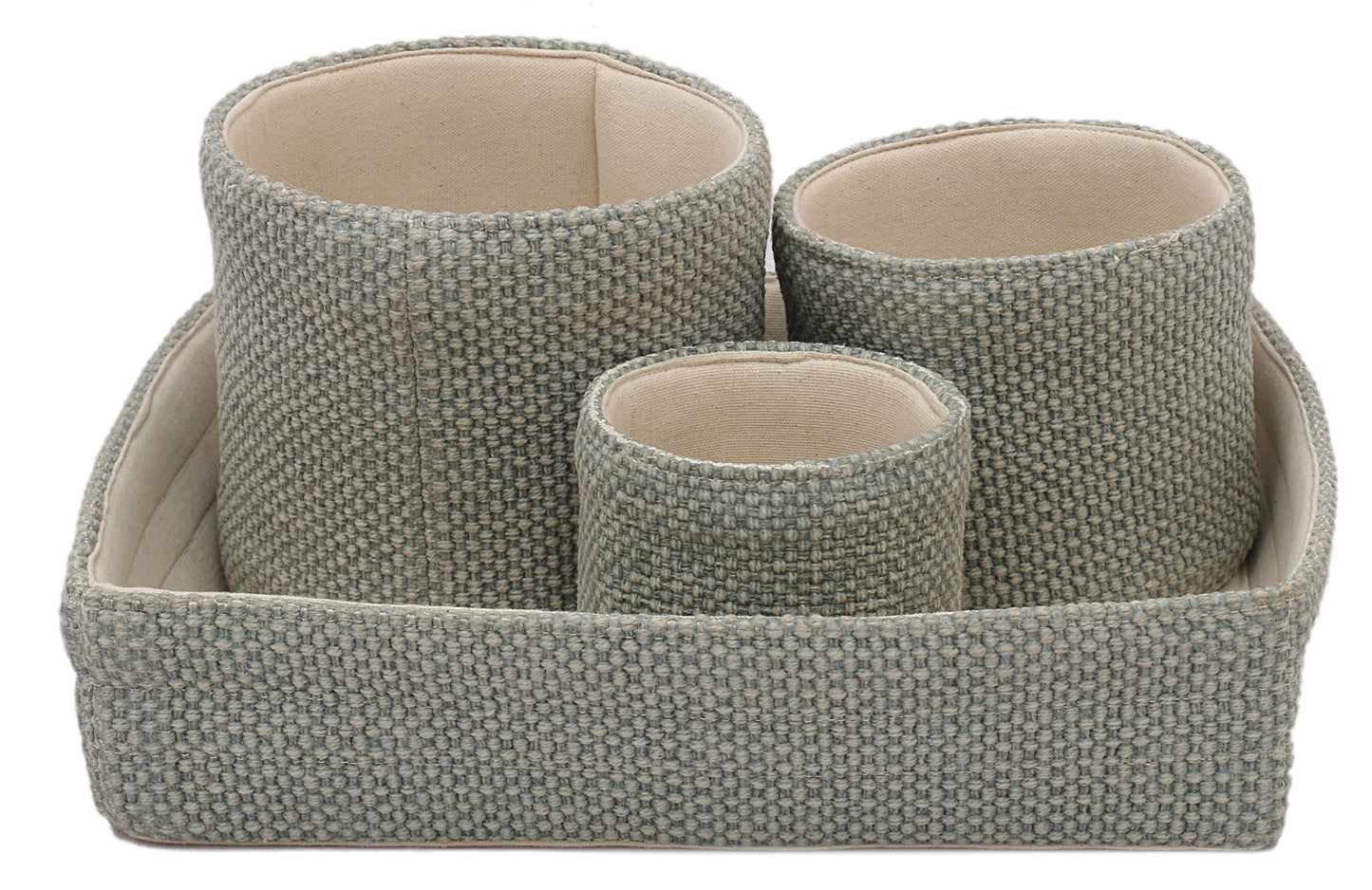 Hand Woven Cotton Desktop Set