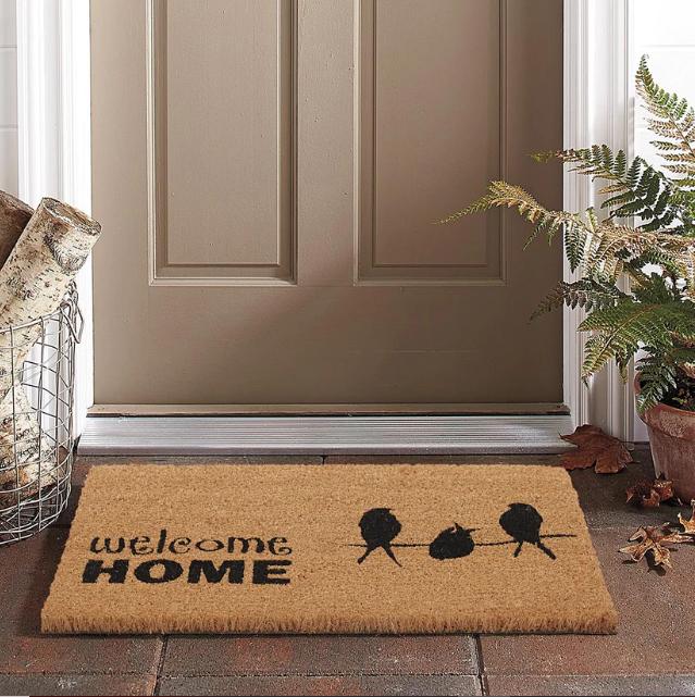 Durable Coir Doormat – Natural & Stylish Entryway Accent.  #CoirDoormat #HomeEssentials #EcoFriendlyLiving #EntrywayDecor.