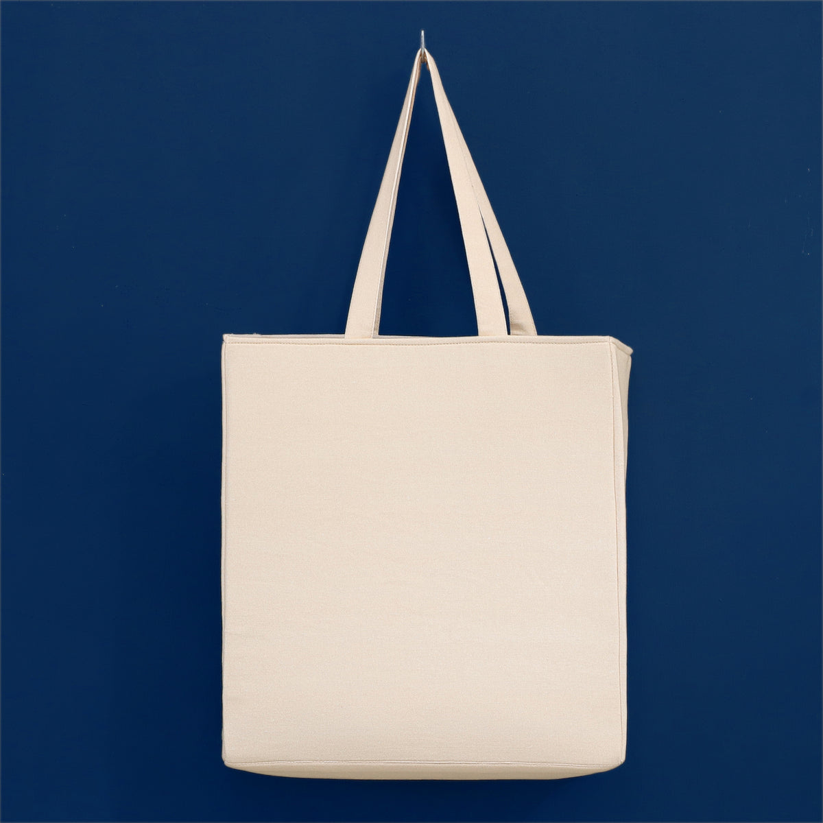 Ivory Cotton Print Mahjong Bag
