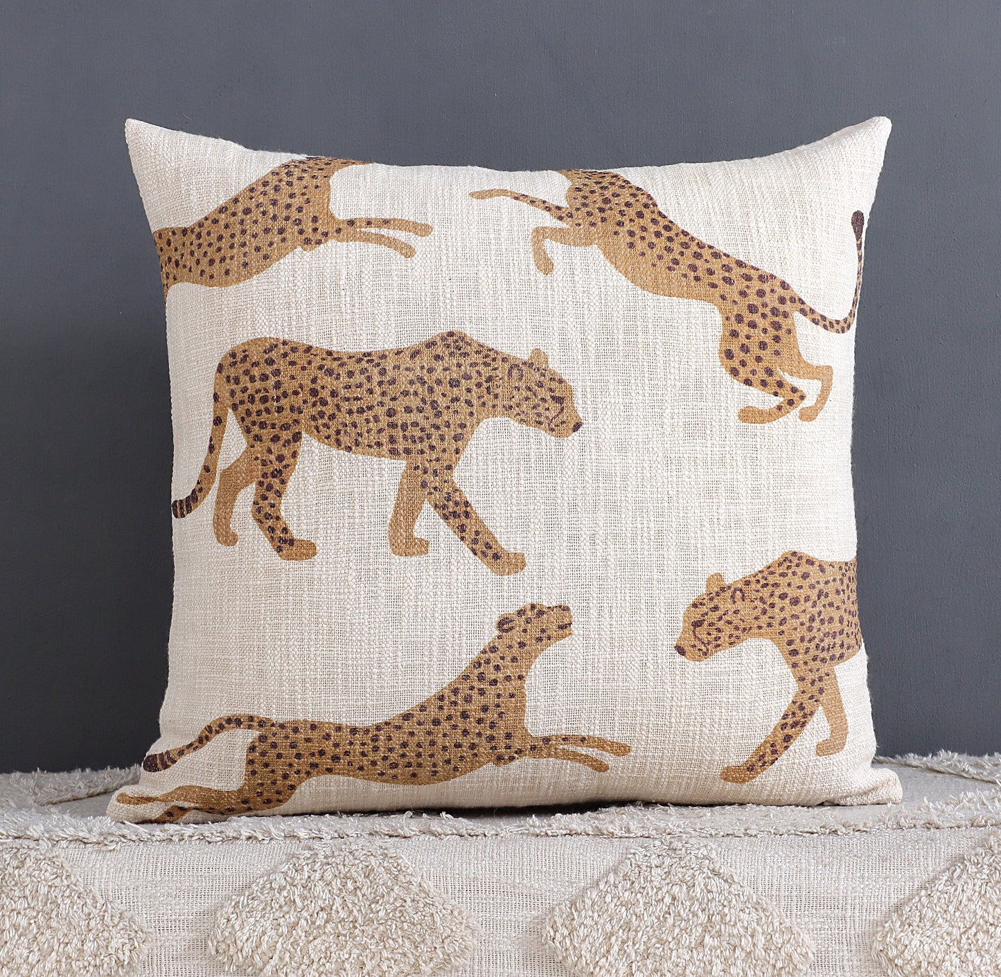 Tiger Print Cushion Cover