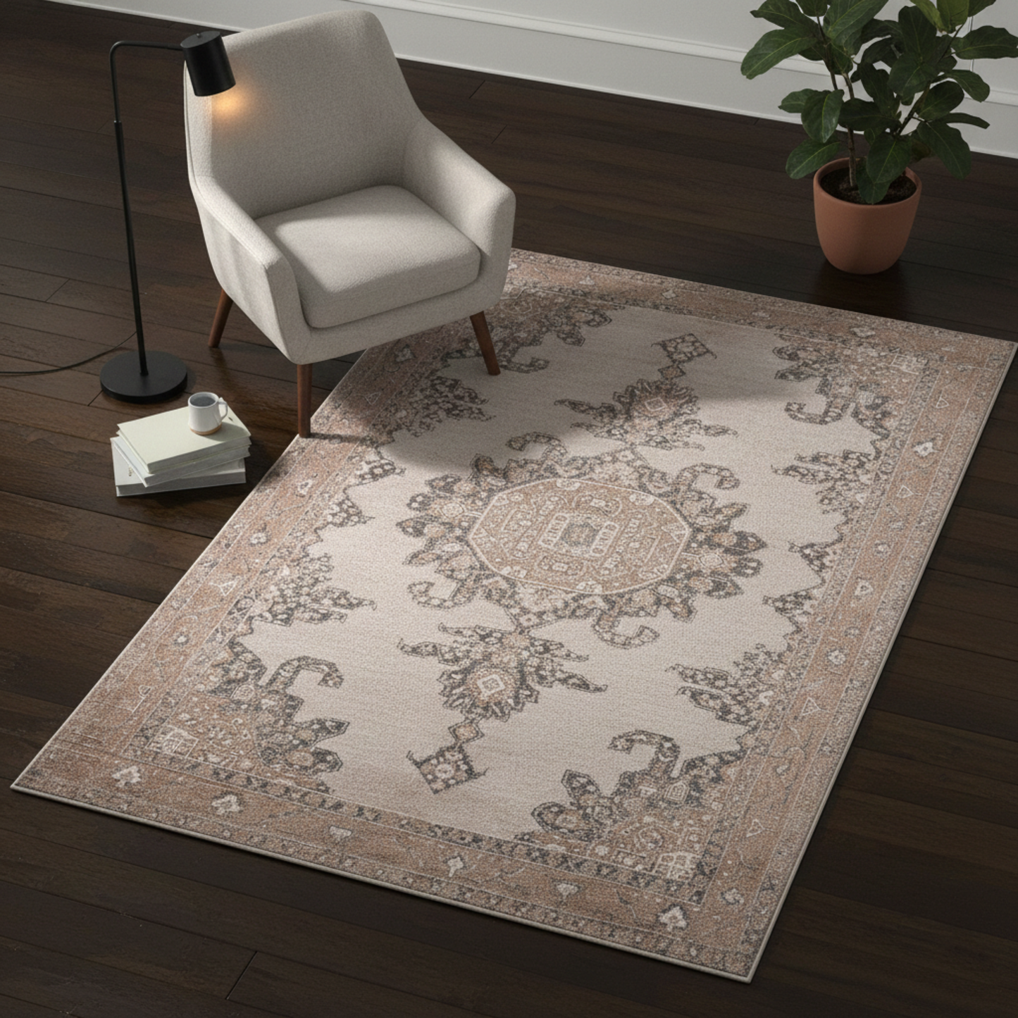 VINTAGE MEDALLION RUG