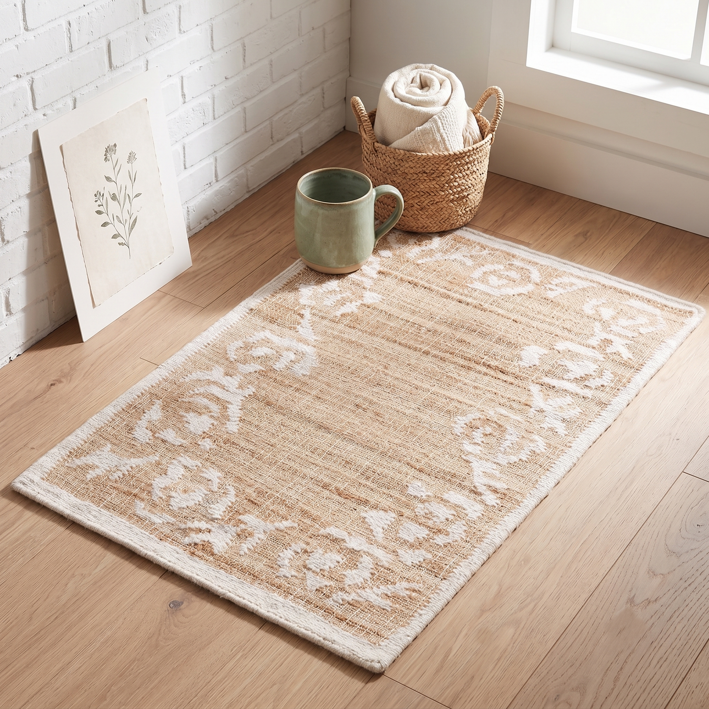 Hand Woven Jute Rug