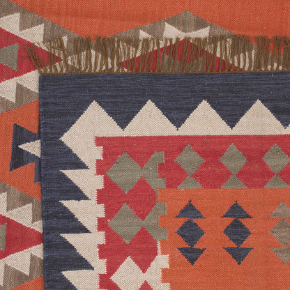 Multicolor Hand Woven Kilim - 8'x13'